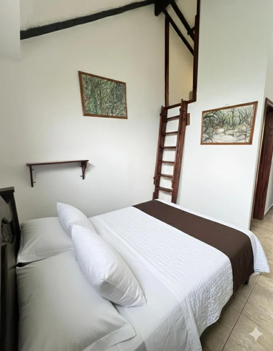 Bed in La Casa del Arbol