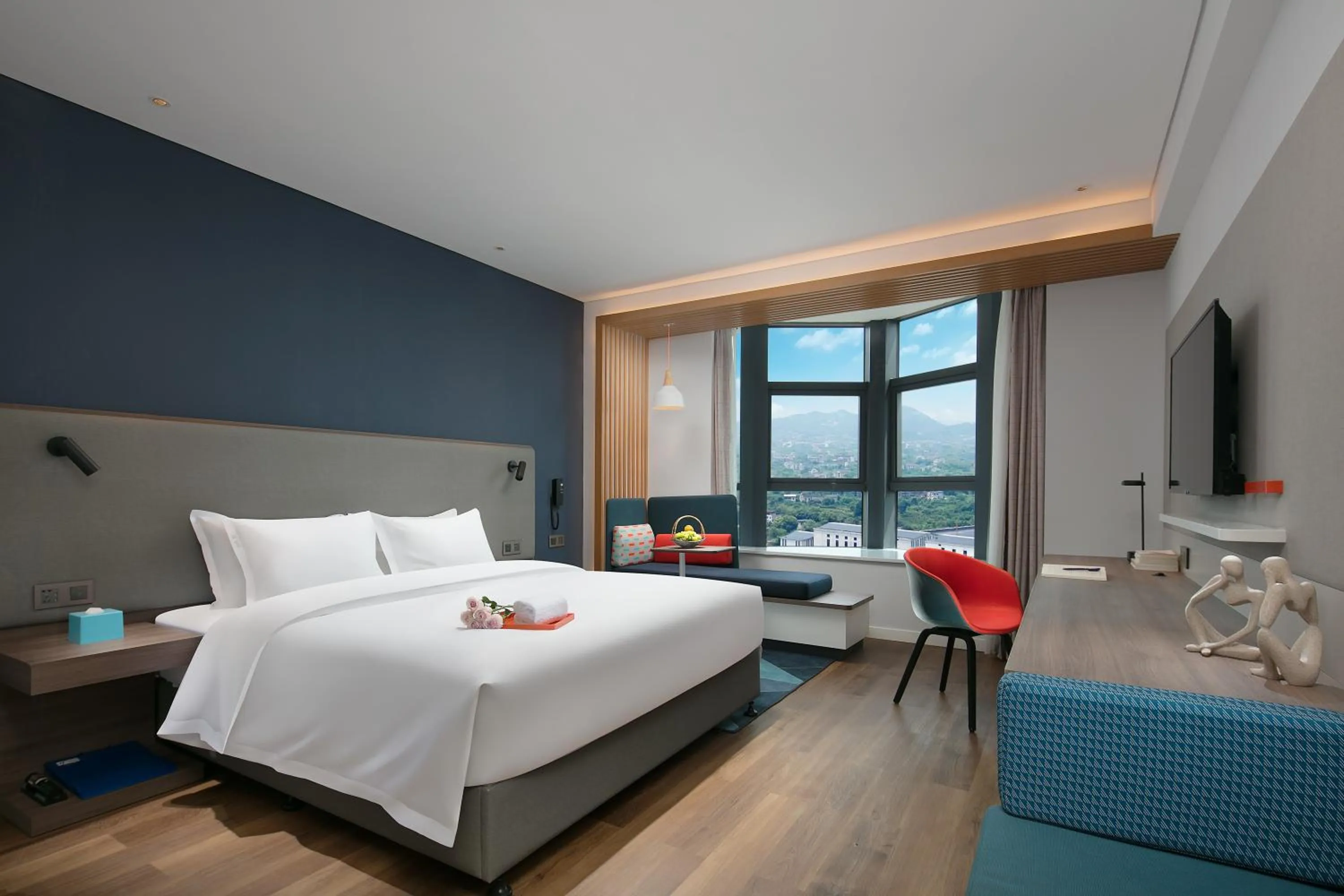 Bed in Holiday Inn Express Hengyang High-tech Zone