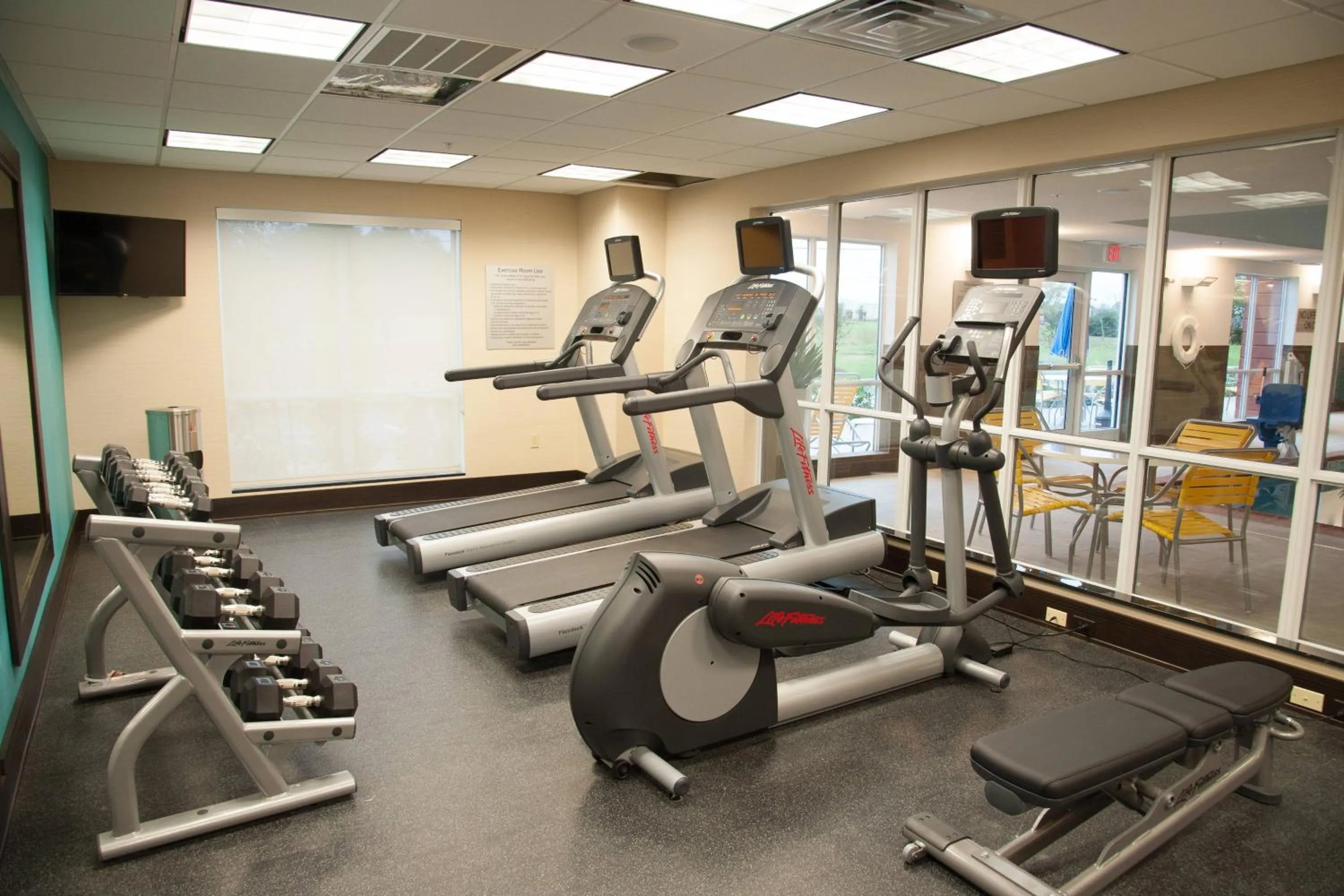 Fitness centre/facilities in Fairfield Inn & Suites by Marriott Enterprise