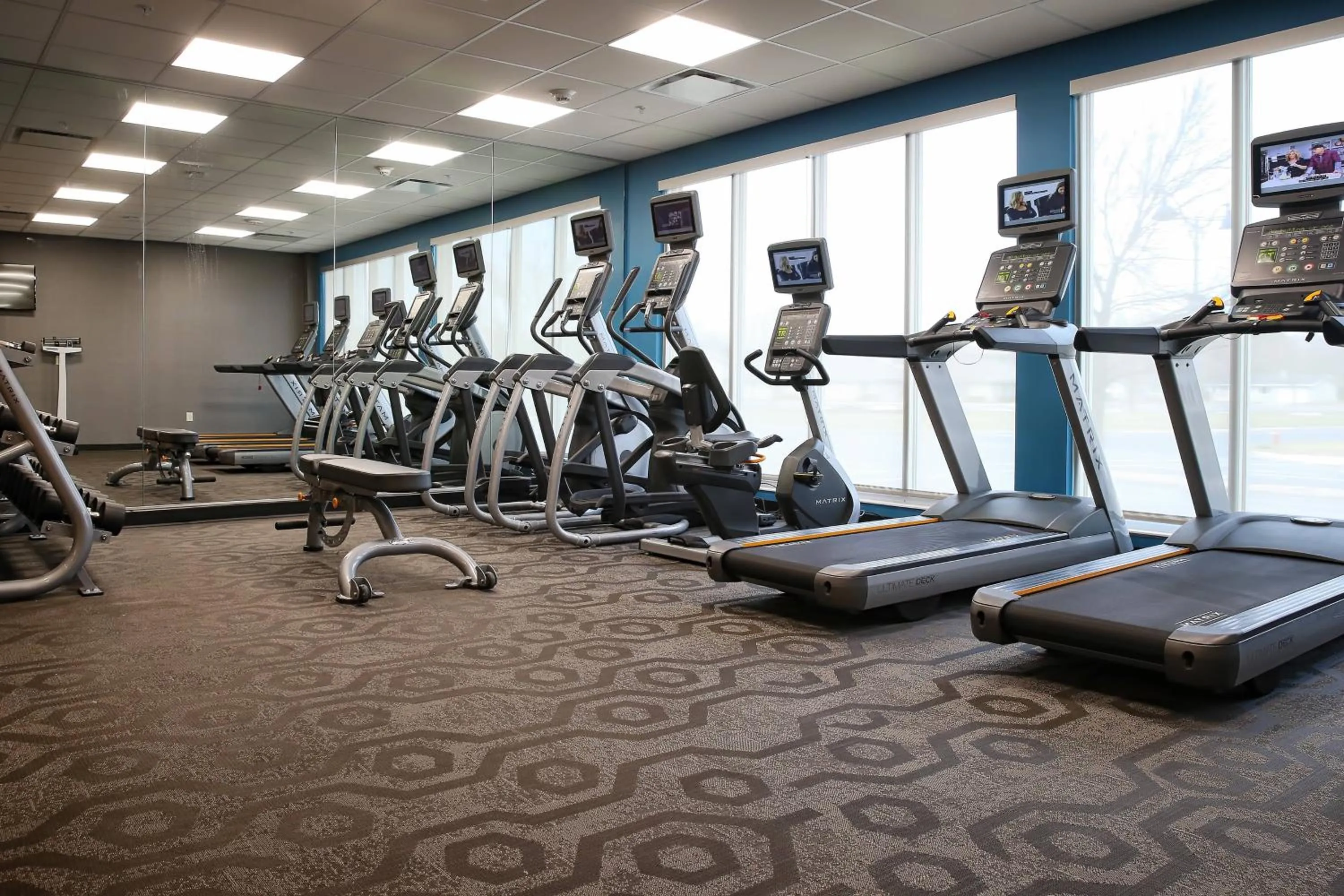 Fitness centre/facilities in Fairfield Inn & Suites by Marriott Madison Verona