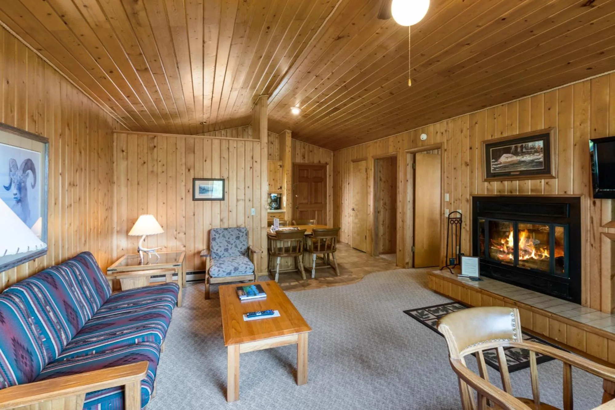 TV and multimedia in El Western Cabins & Lodges