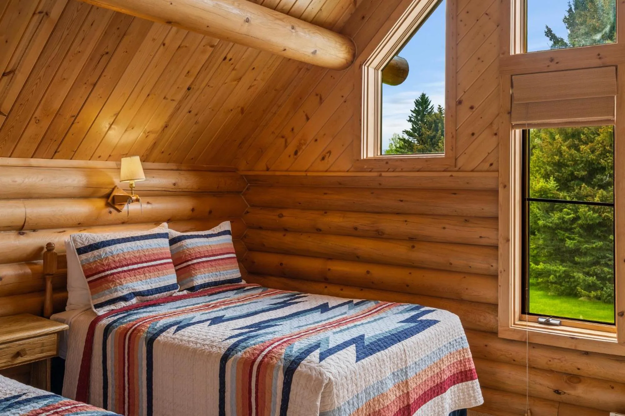 Bed in El Western Cabins & Lodges