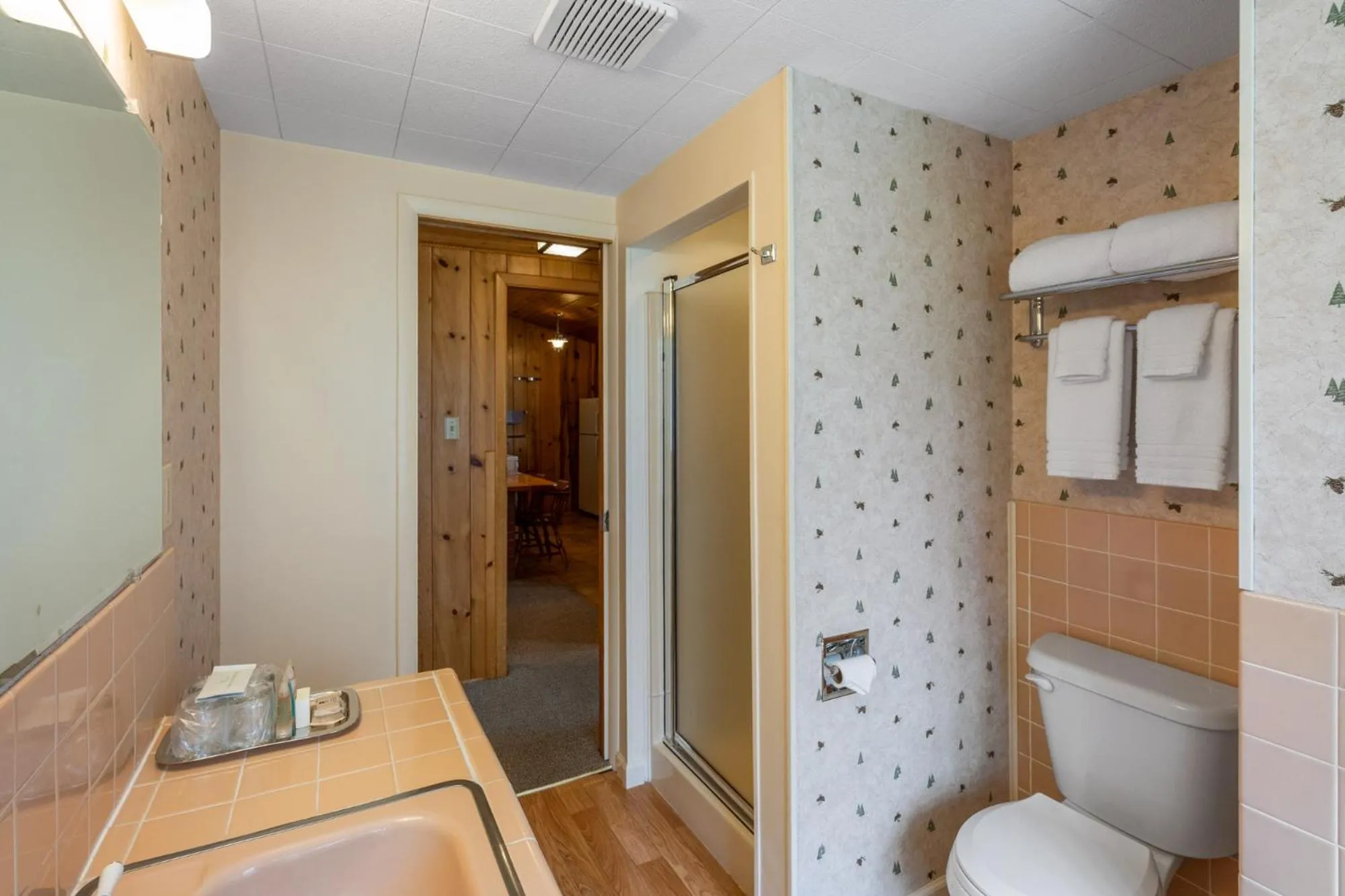 Shower in El Western Cabins & Lodges