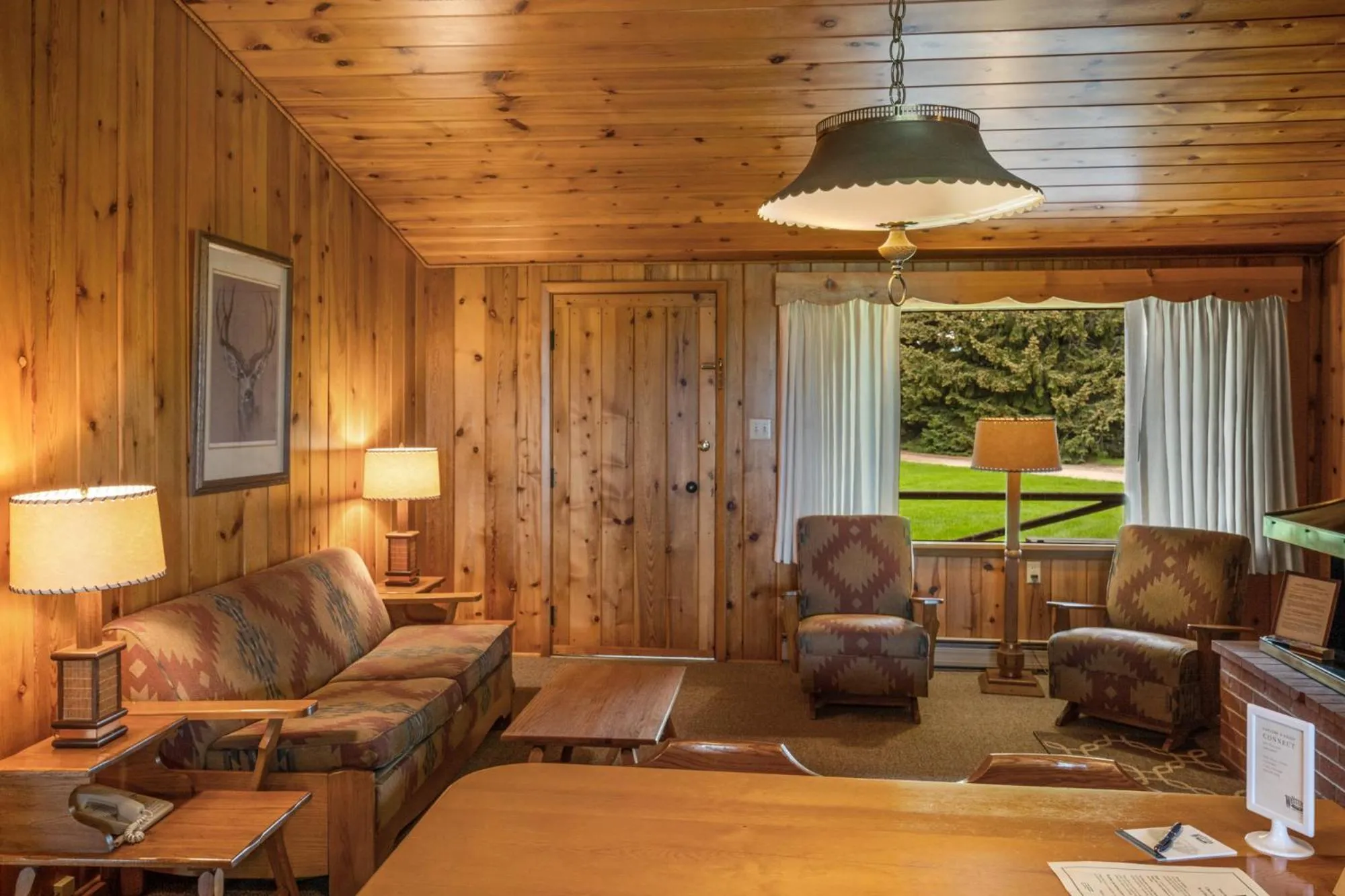 Living room in El Western Cabins & Lodges
