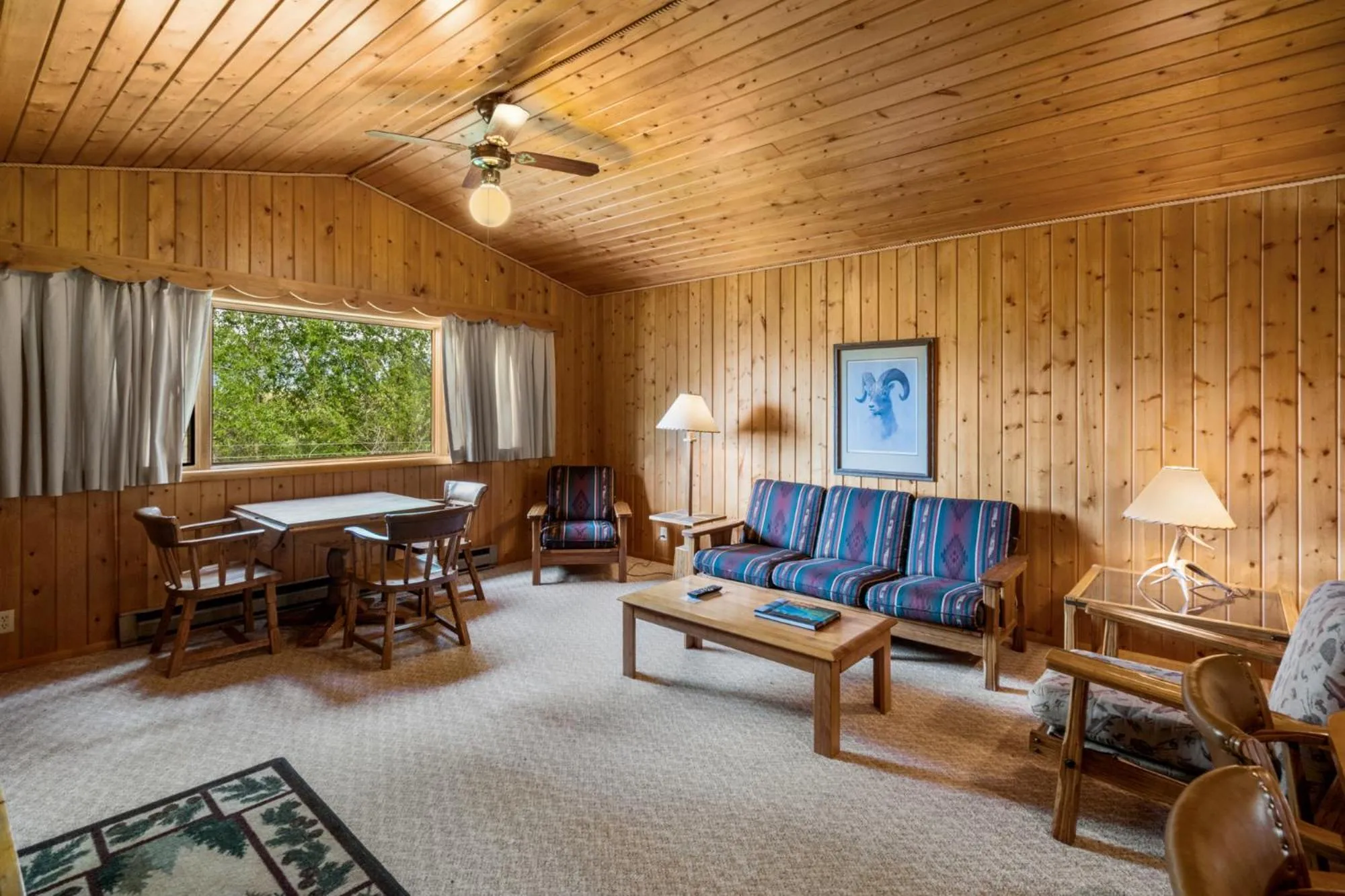 Living room in El Western Cabins & Lodges