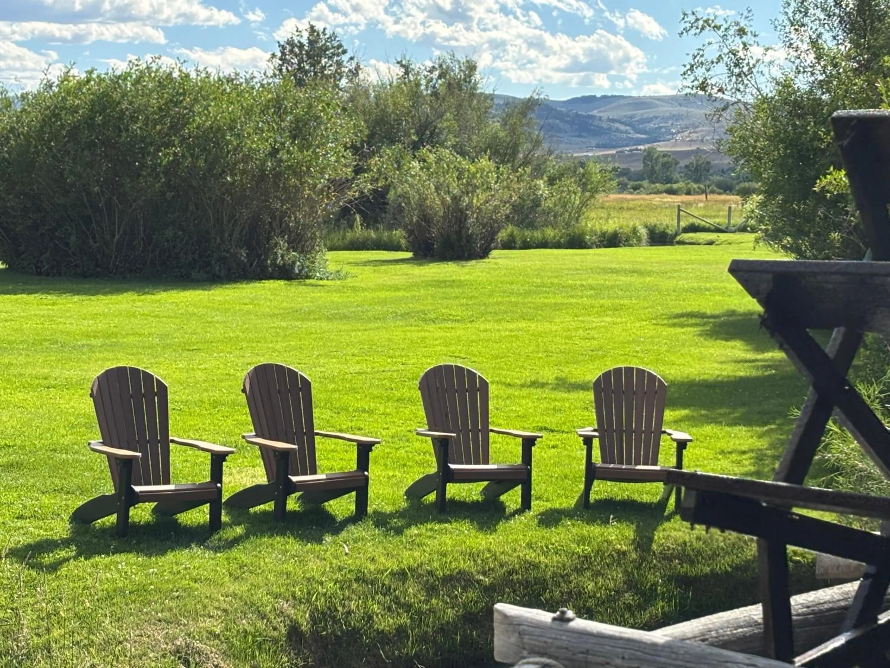 Garden in El Western Cabins & Lodges