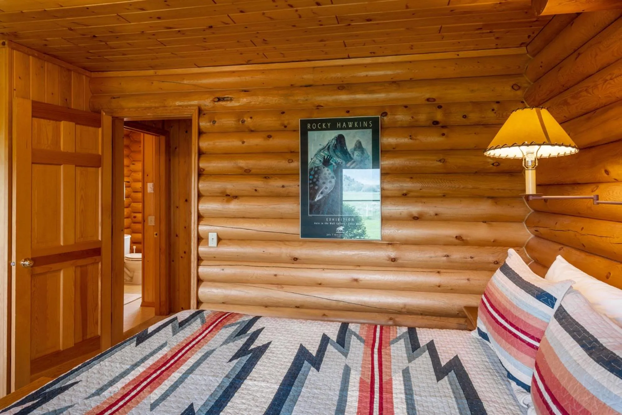 Bed in El Western Cabins & Lodges