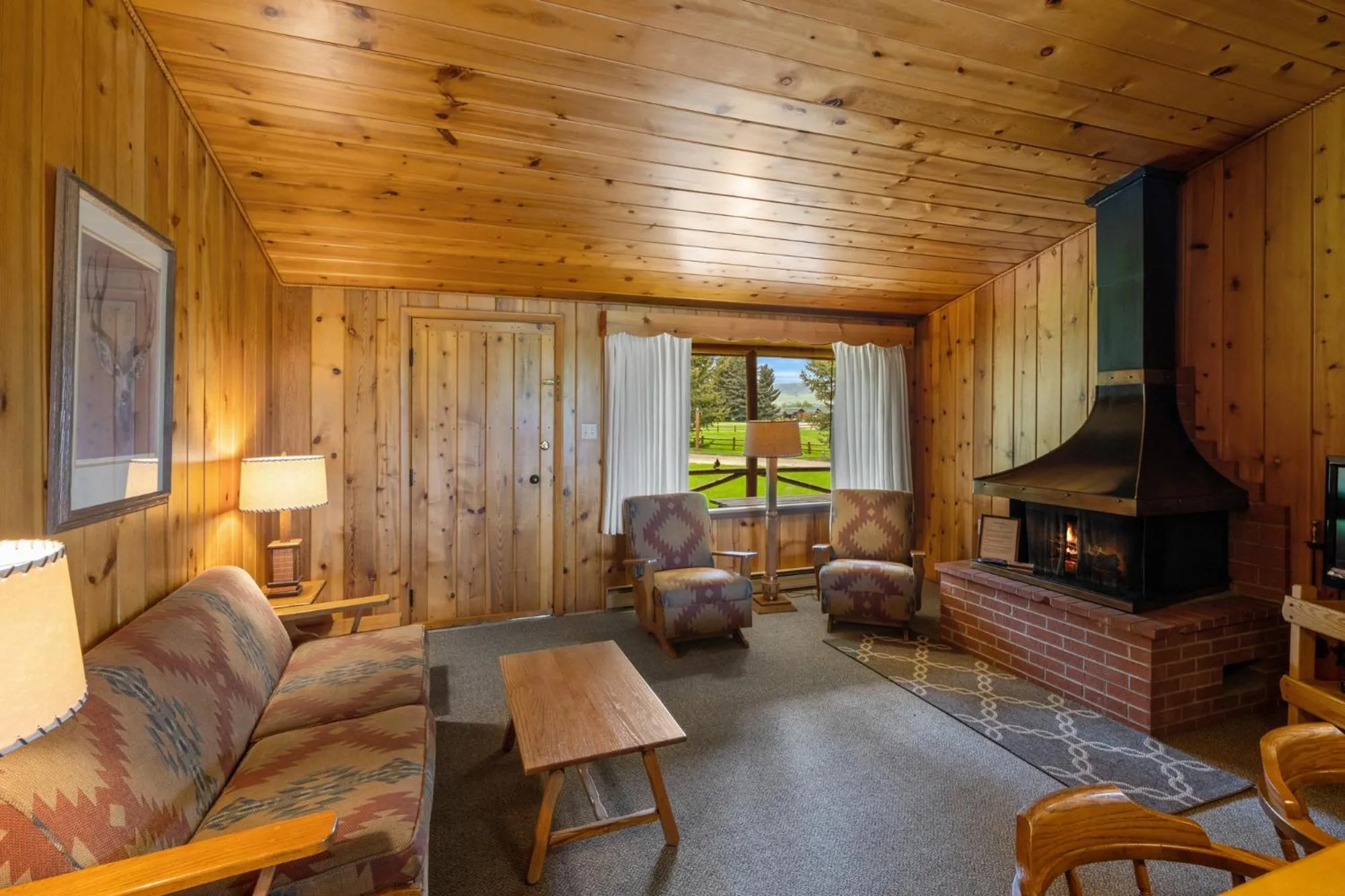 Living room in El Western Cabins & Lodges