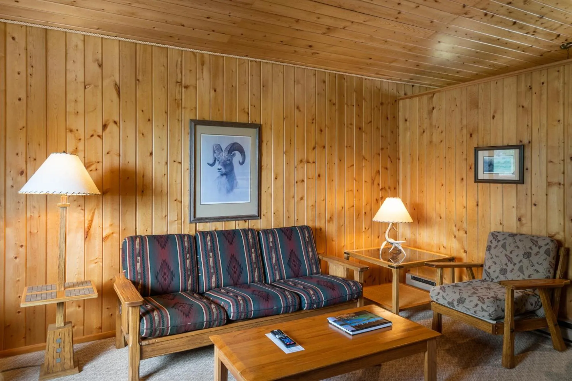 Living room in El Western Cabins & Lodges