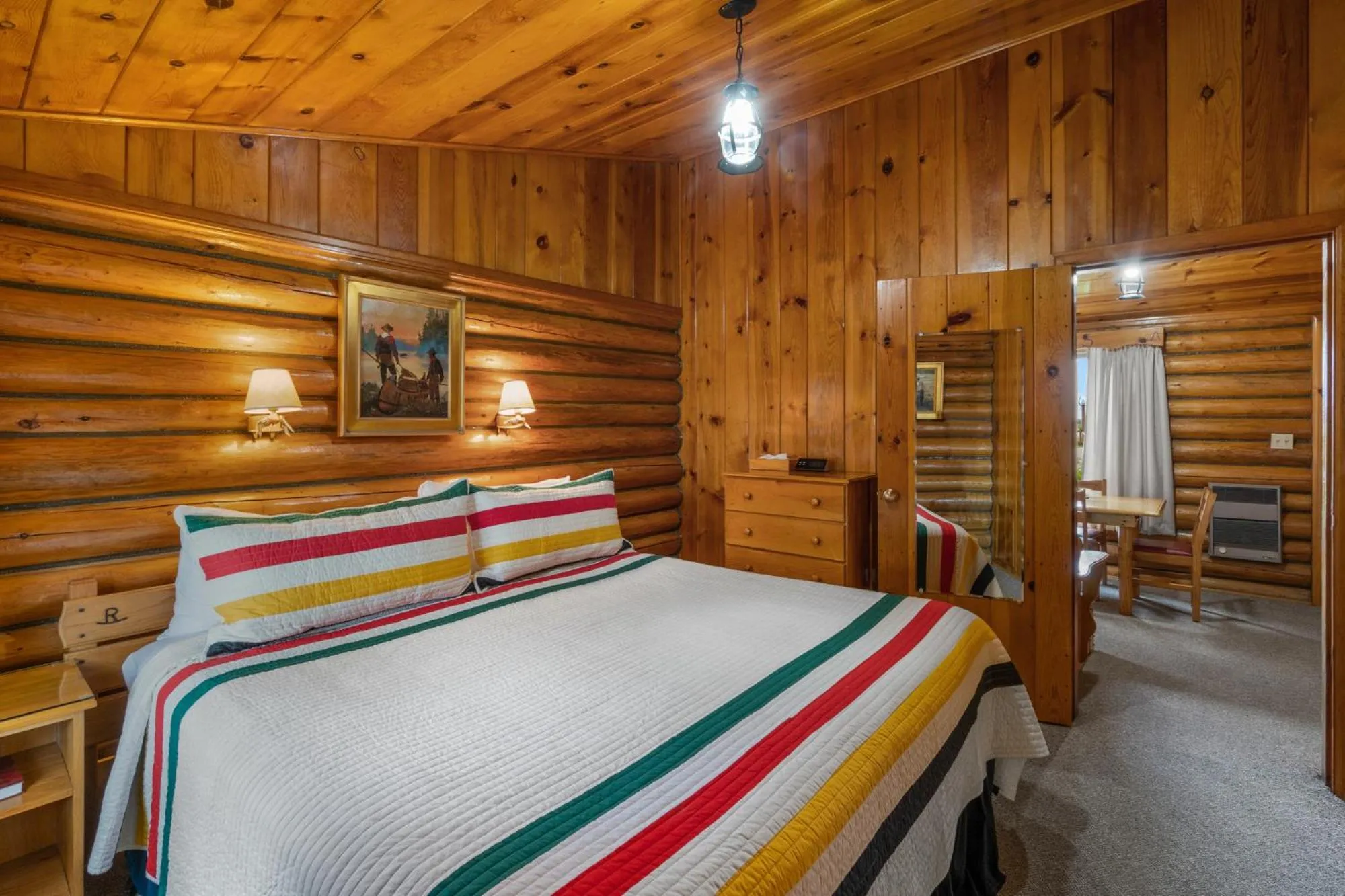 Bed in El Western Cabins & Lodges
