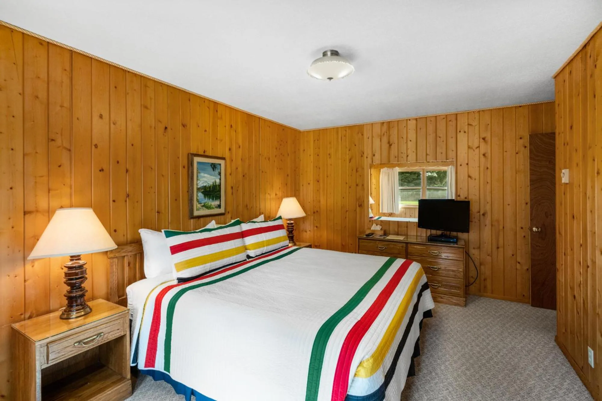 Bed in El Western Cabins & Lodges