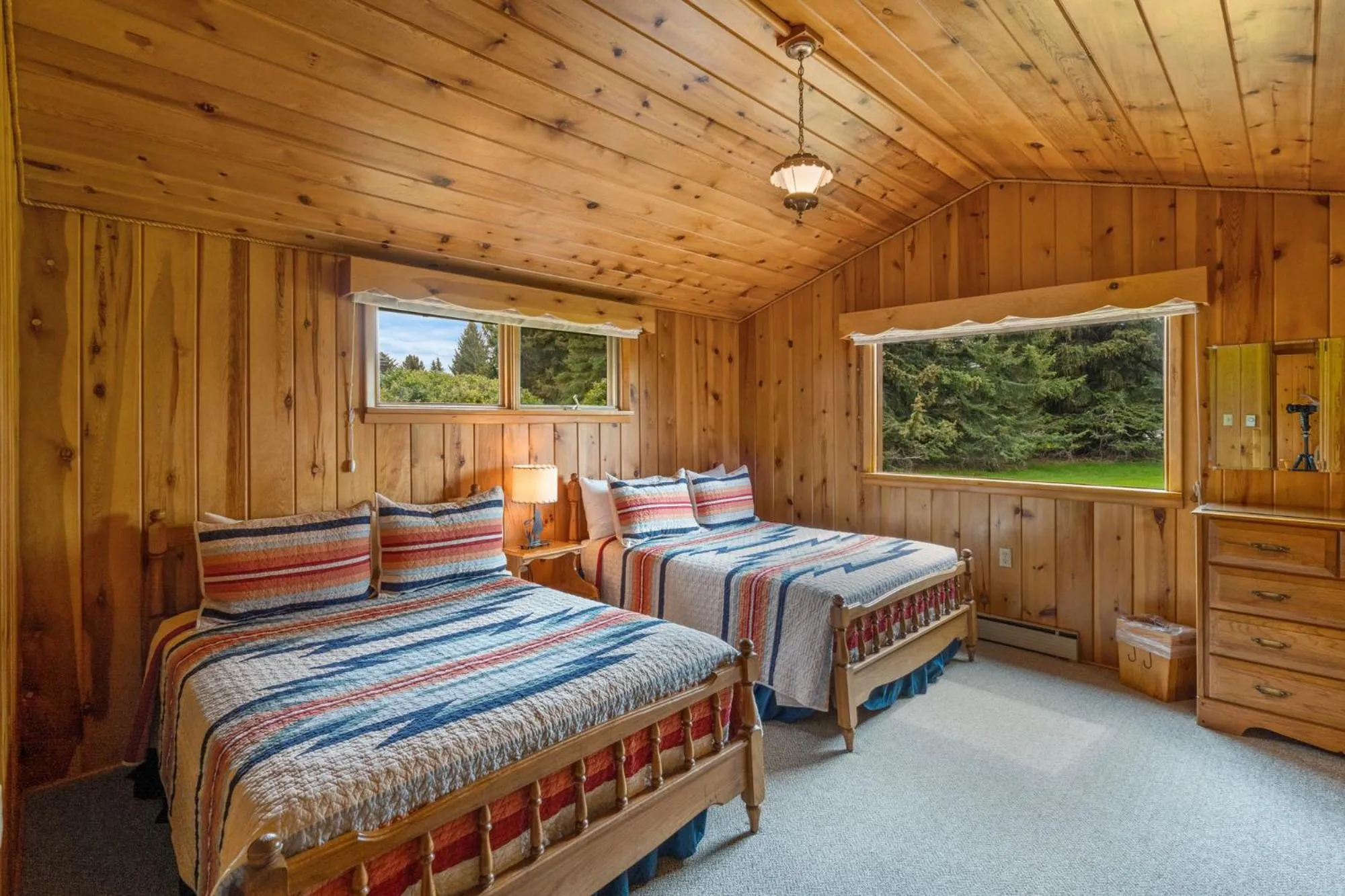 Bed in El Western Cabins & Lodges