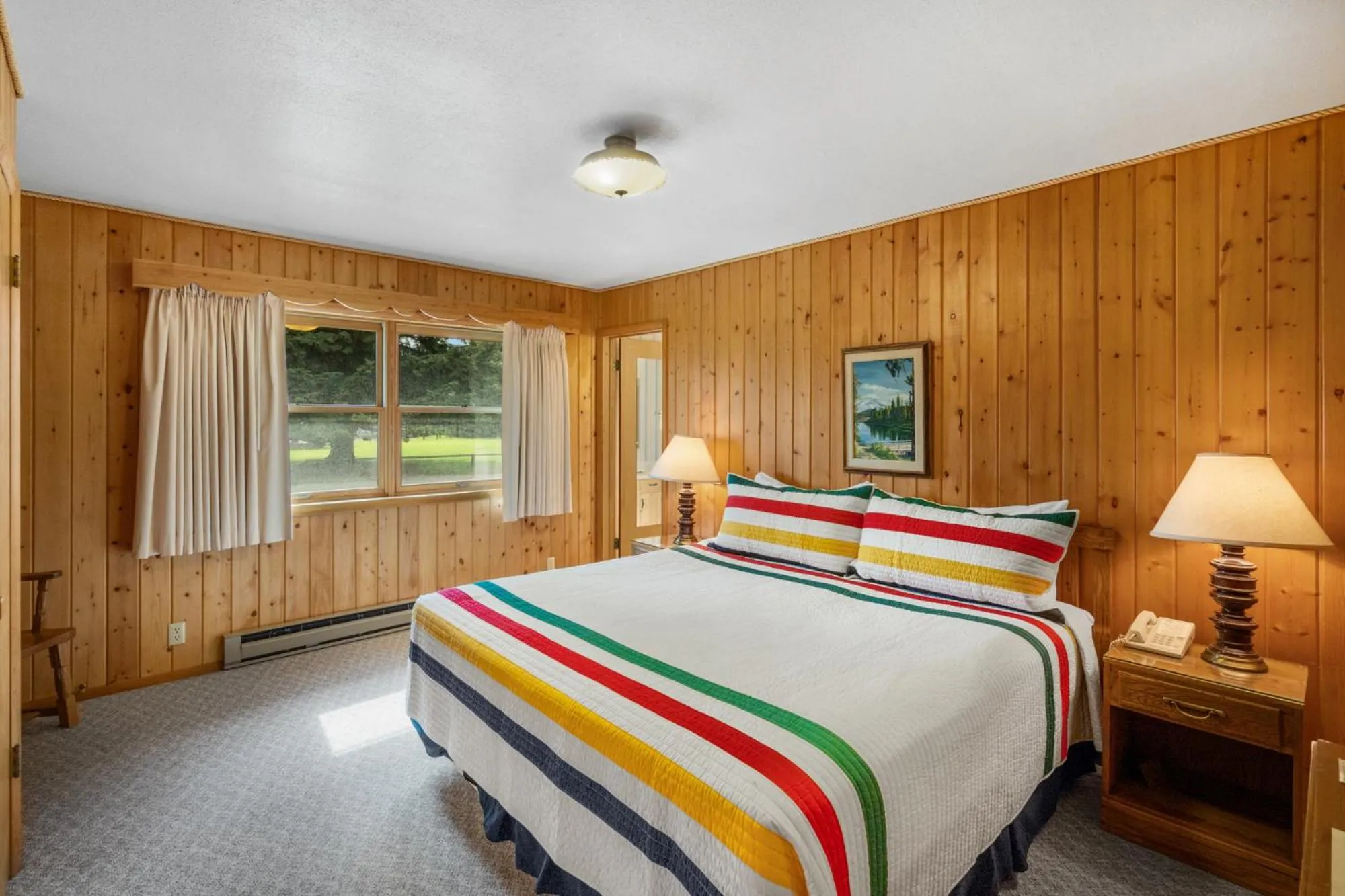 Bed in El Western Cabins & Lodges