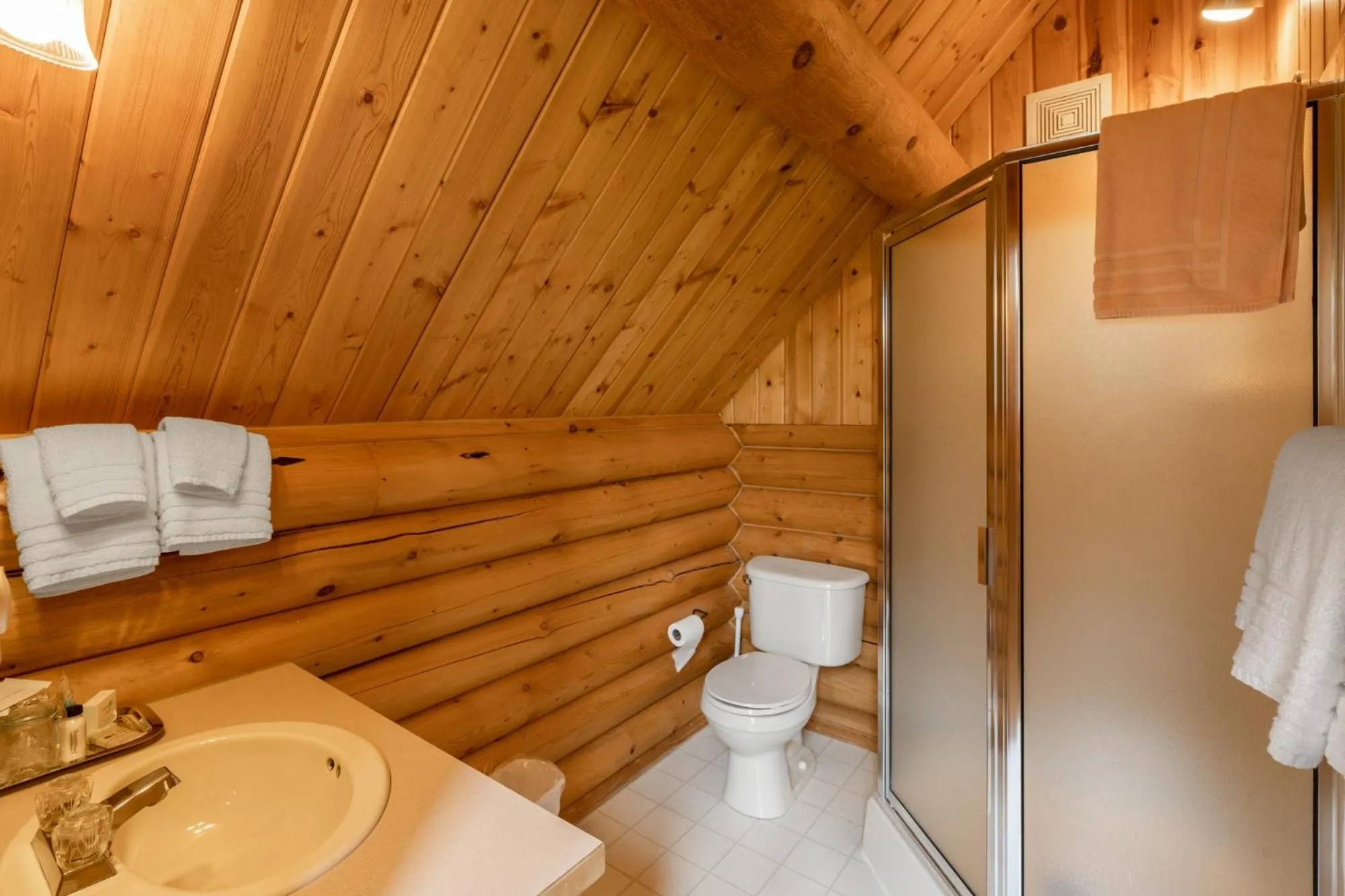 Shower in El Western Cabins & Lodges