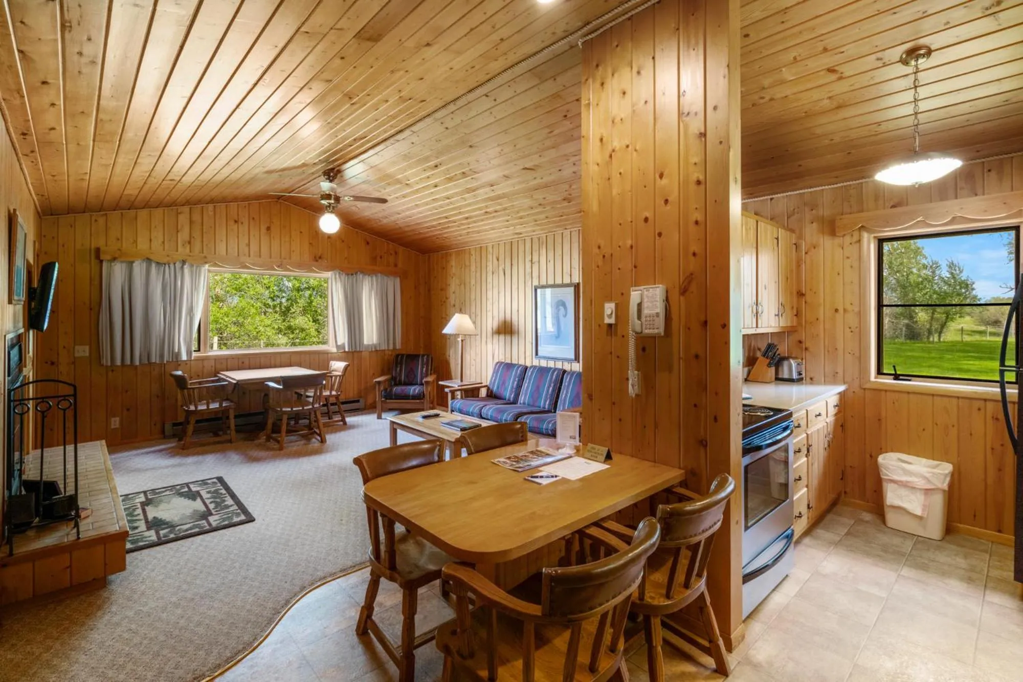 Living room in El Western Cabins & Lodges
