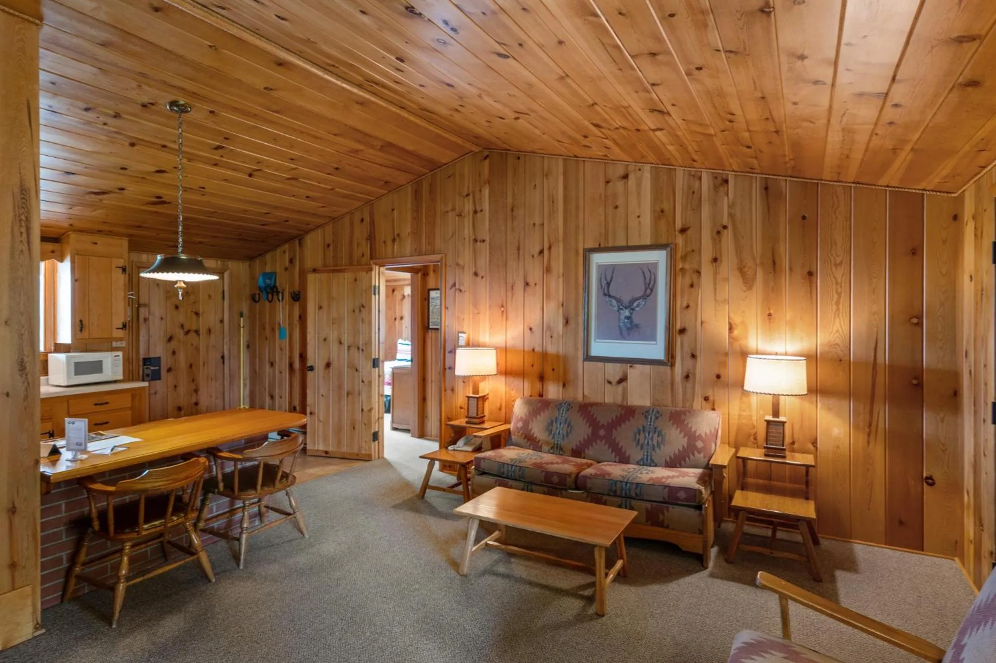 Living room in El Western Cabins & Lodges