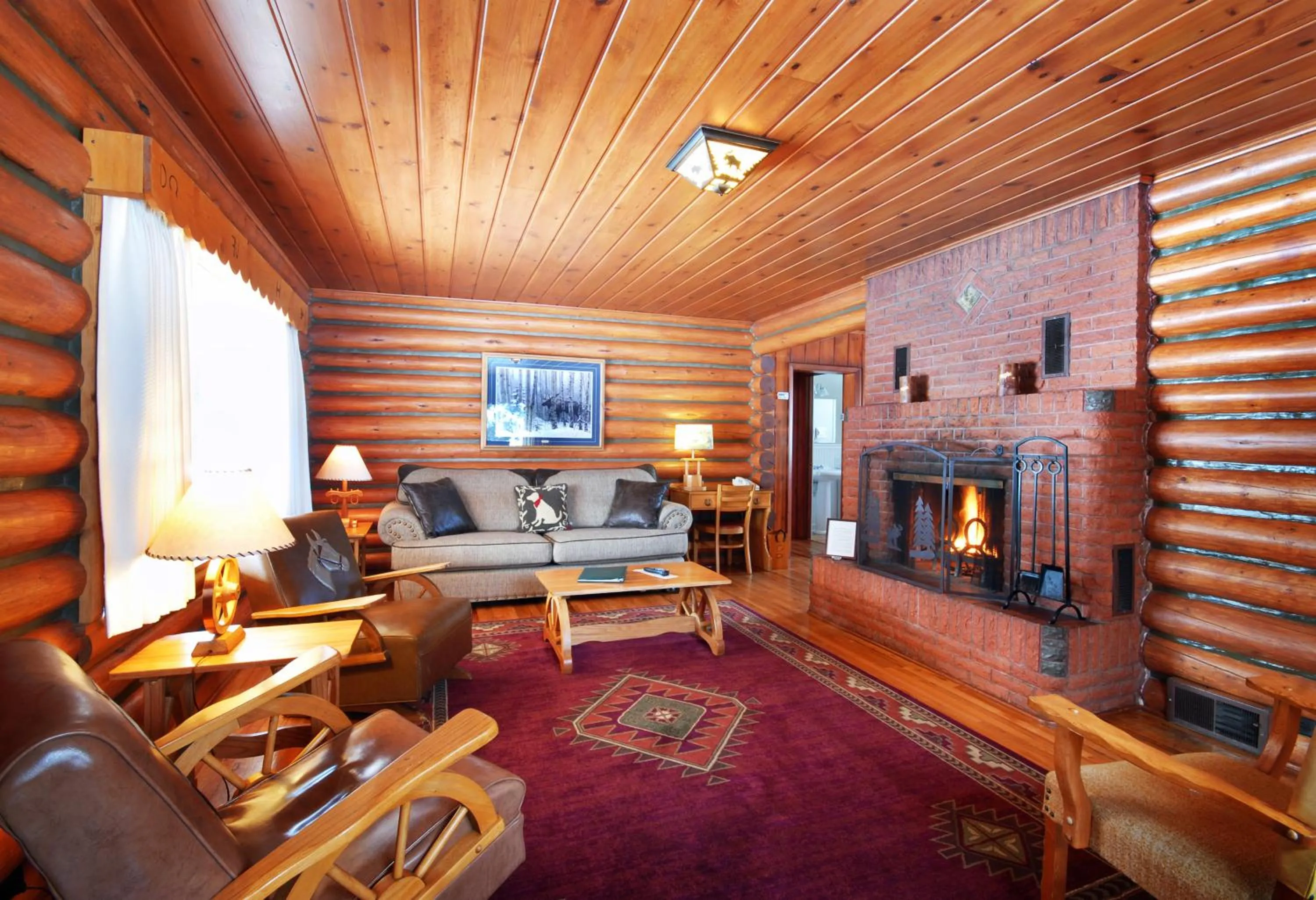 Living room in El Western Cabins & Lodges
