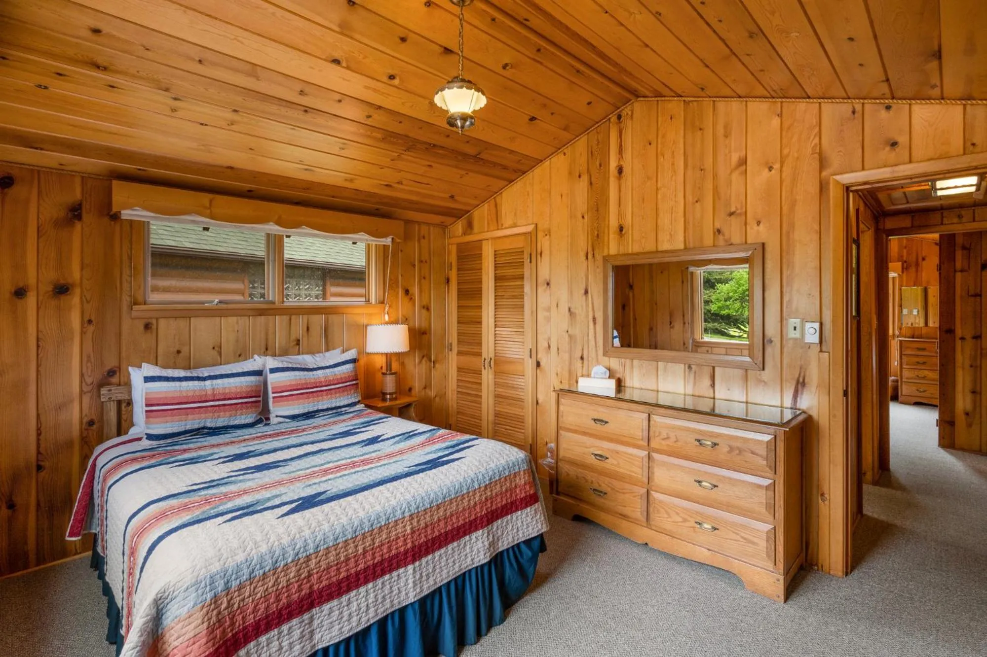 Bed in El Western Cabins & Lodges