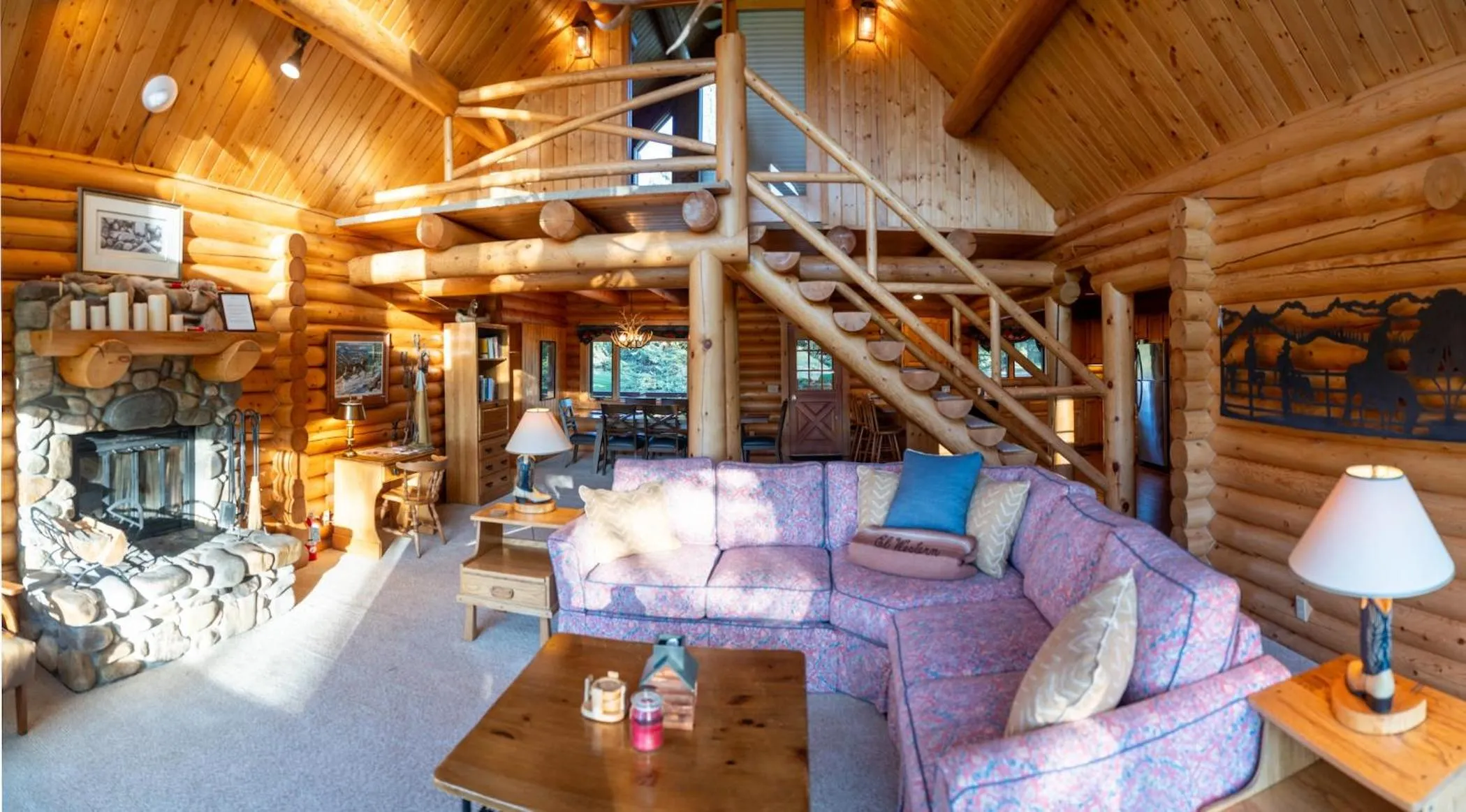 Living room in El Western Cabins & Lodges