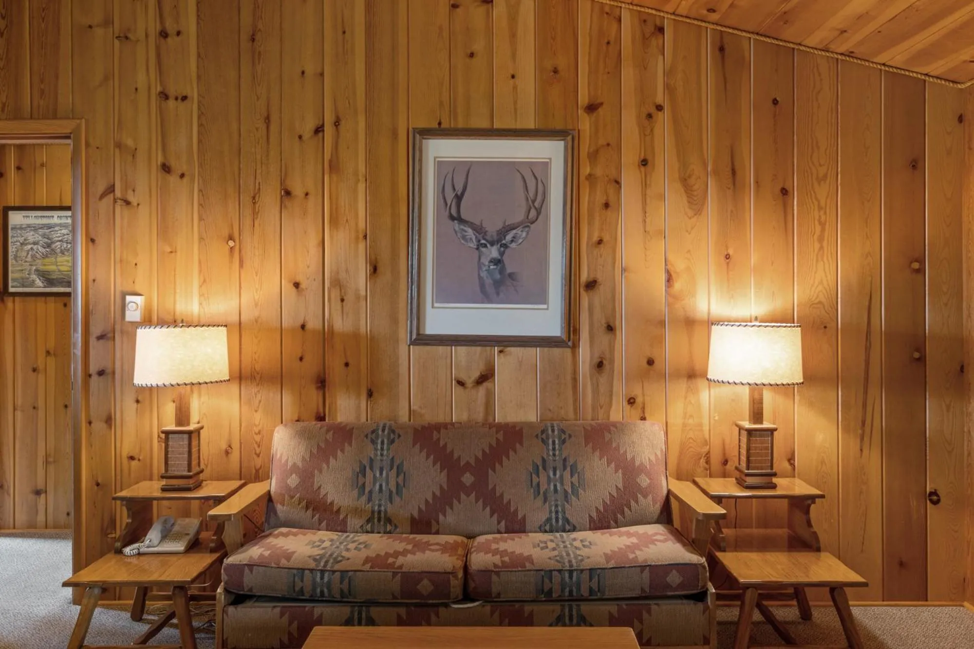 Living room in El Western Cabins & Lodges