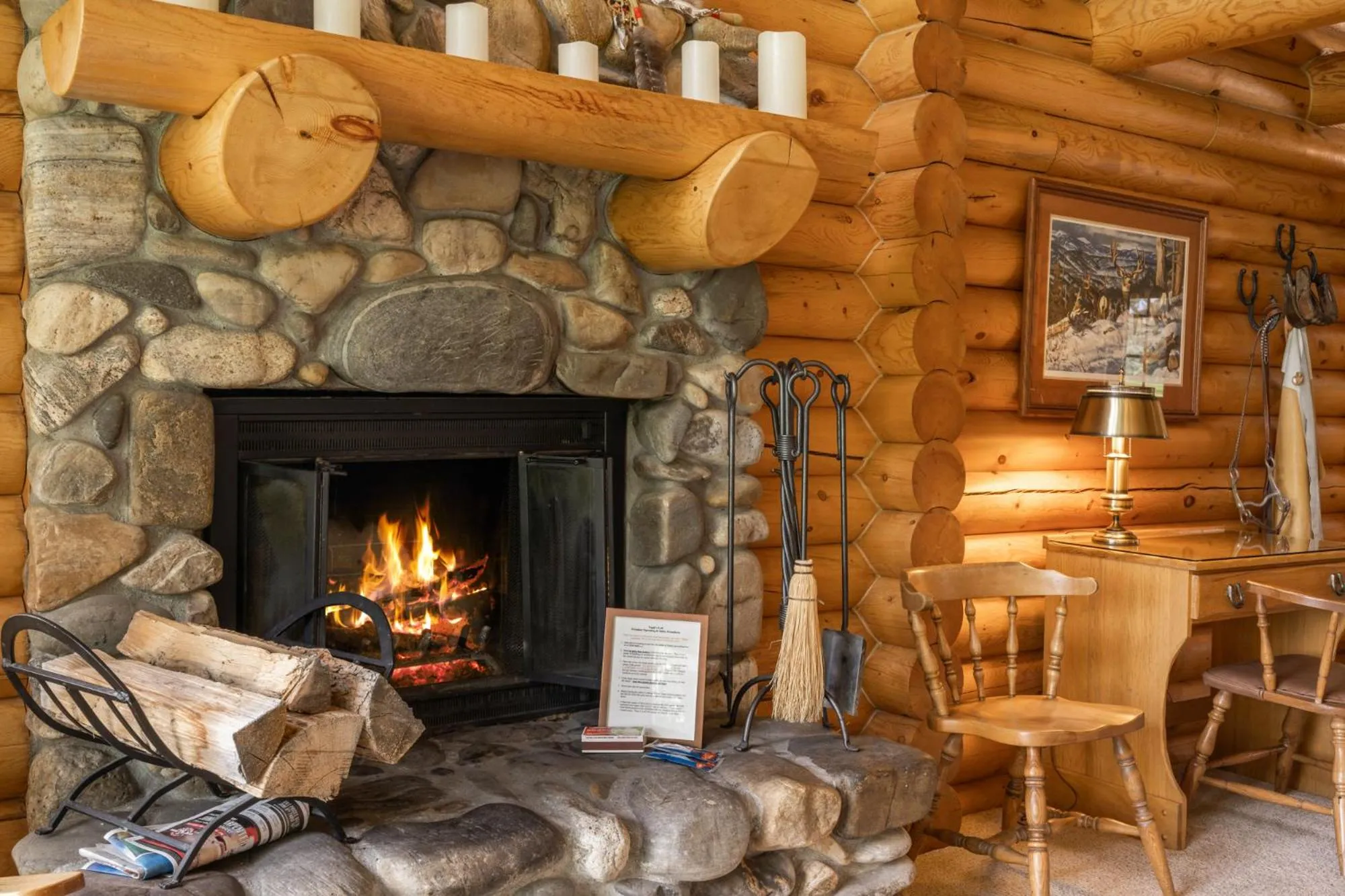 Living room in El Western Cabins & Lodges