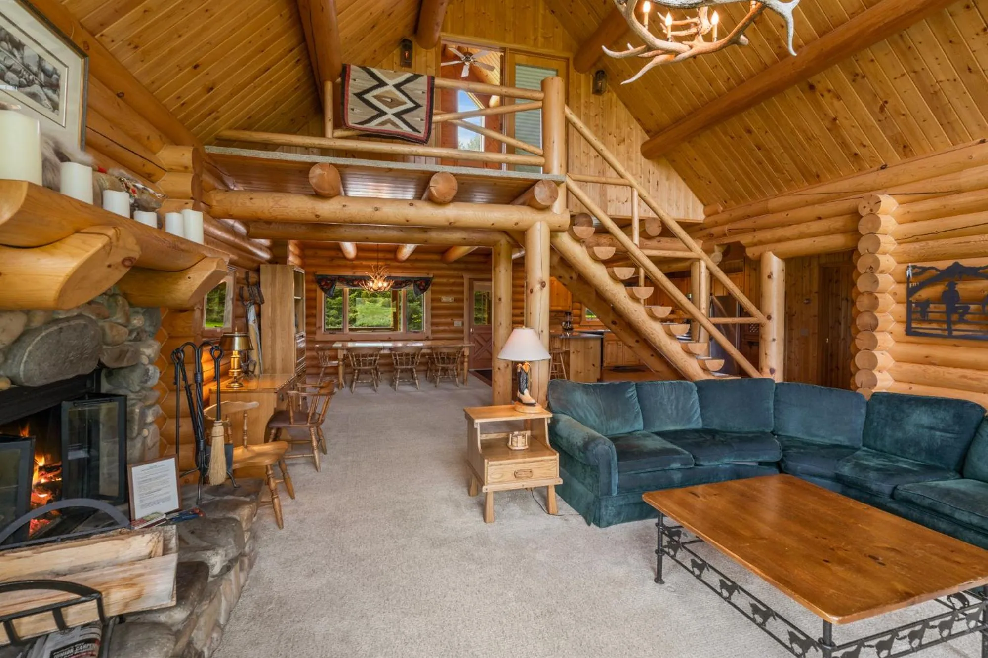 Living room in El Western Cabins & Lodges