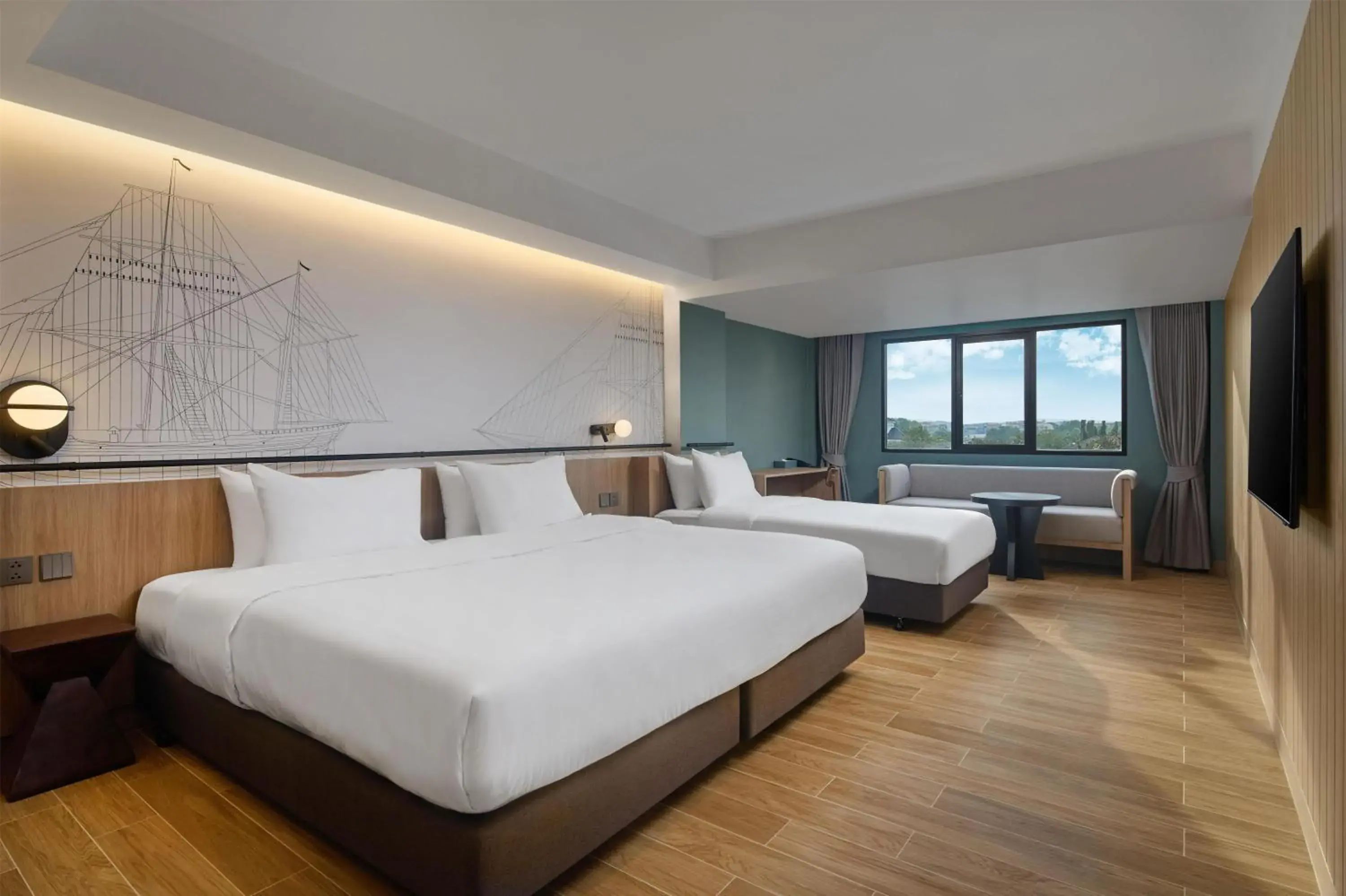 Deluxe Room with One King Bed and One Single Bed - Non-Smoking in Best Western Matter Tiwanon Hotel Deluxe Room with One King Bed and One Single Bed - Non-Smoking in Best Western Matter Tiwanon Hotel
