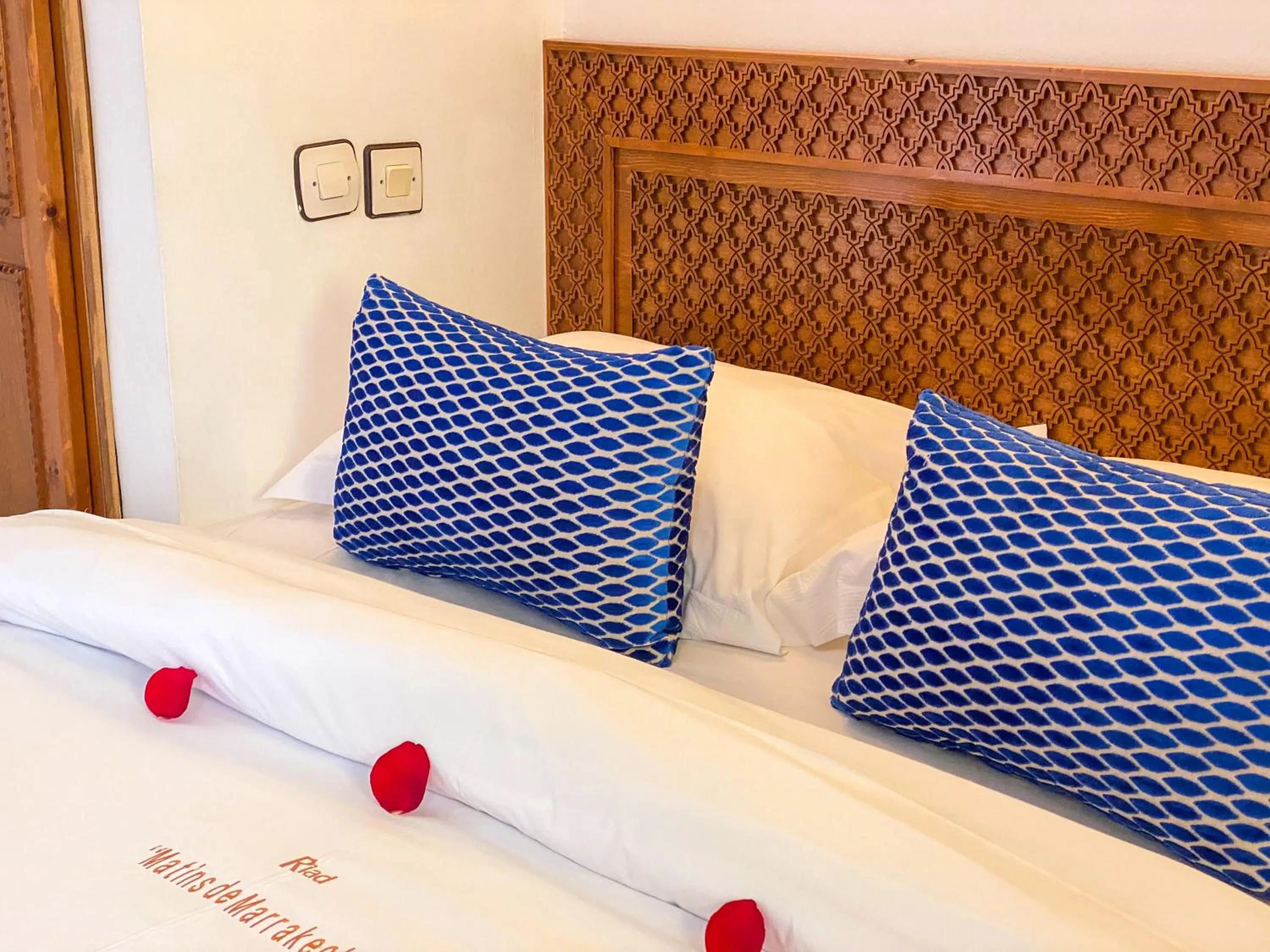 Bed in Riad Matins De Marrakech