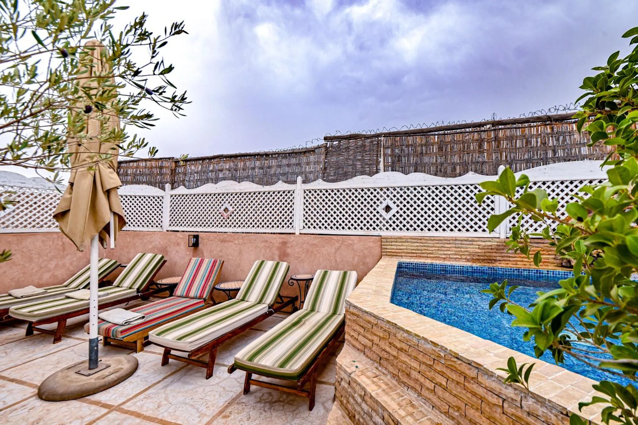 Pool view in Riad Matins De Marrakech