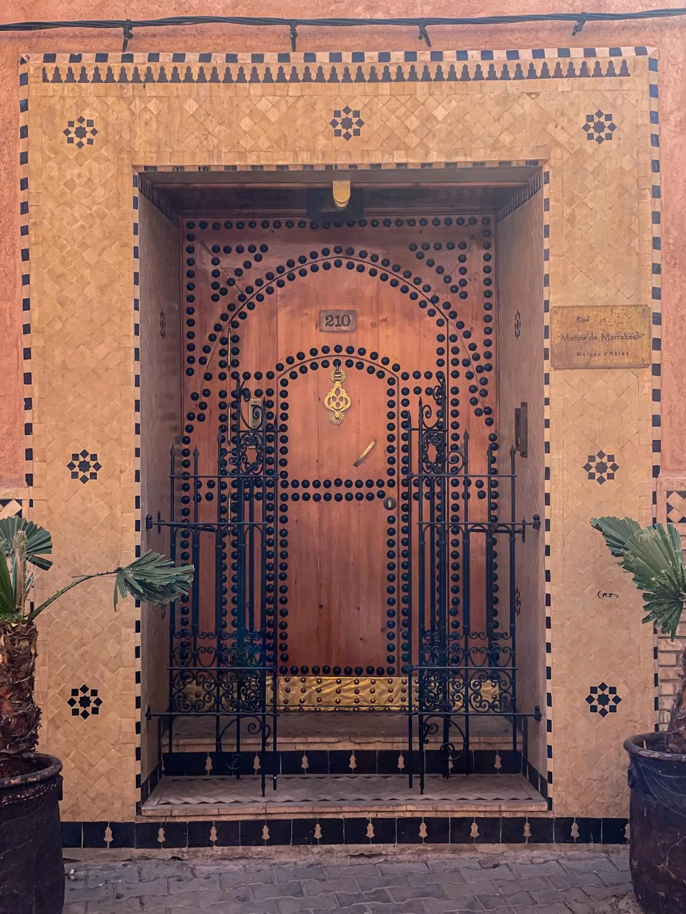 Facade/entrance in Riad Matins De Marrakech