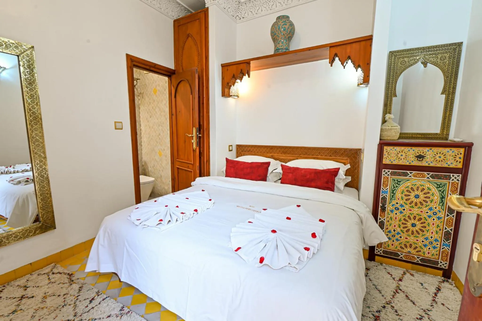 Bedroom, Bed in Riad Matins De Marrakech