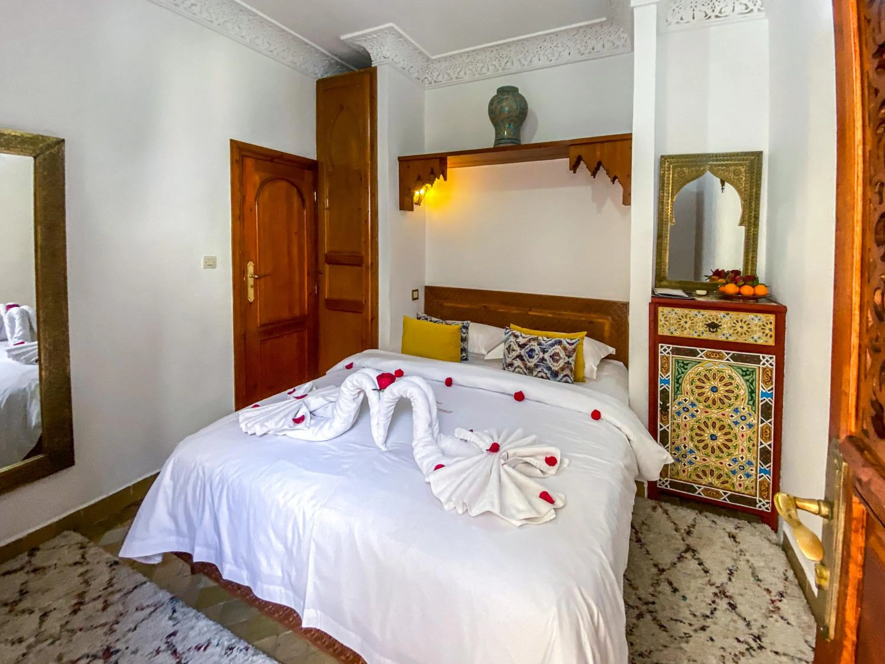Bedroom, Bed in Riad Matins De Marrakech