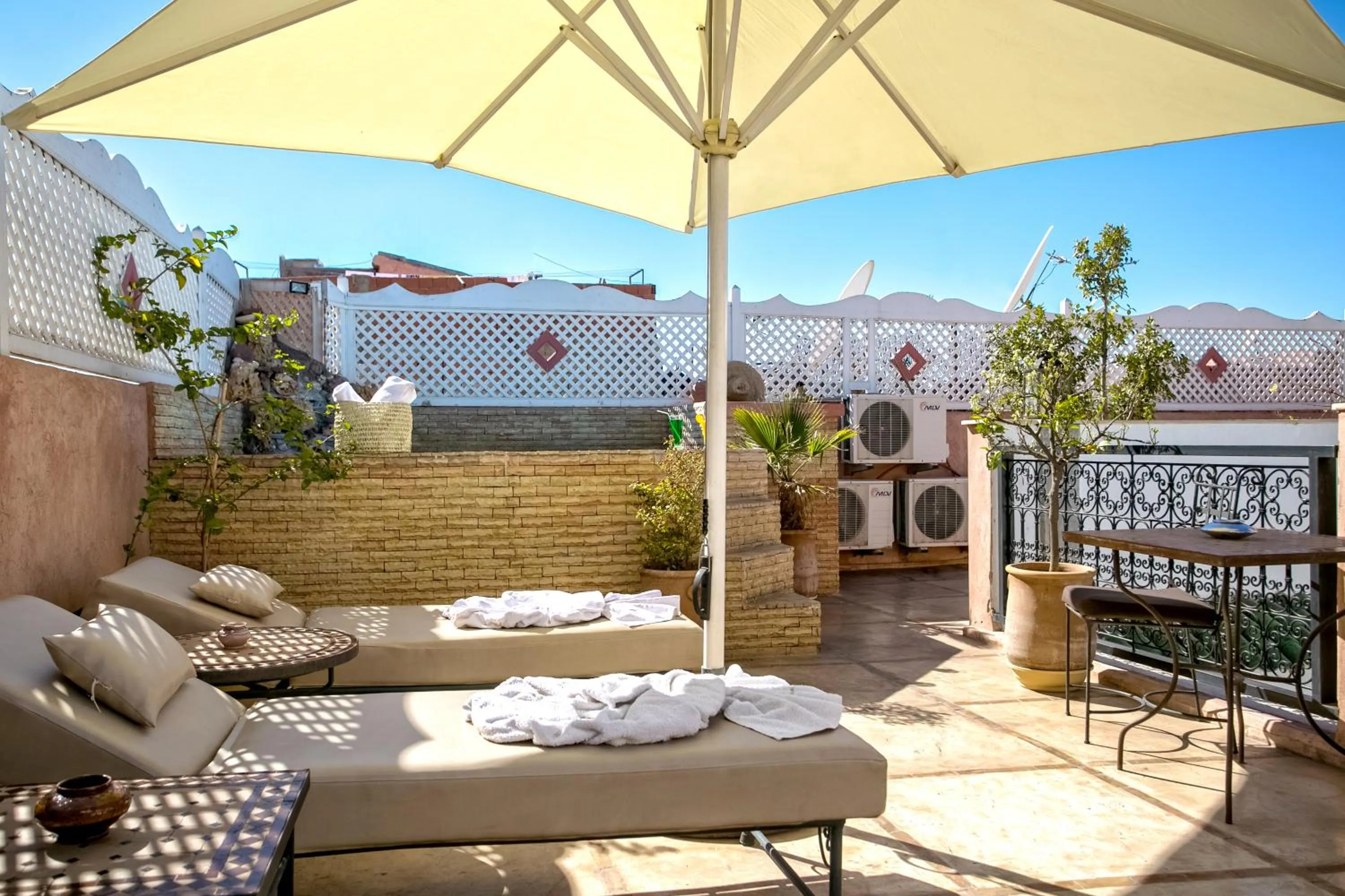 Balcony/Terrace in Riad Matins De Marrakech