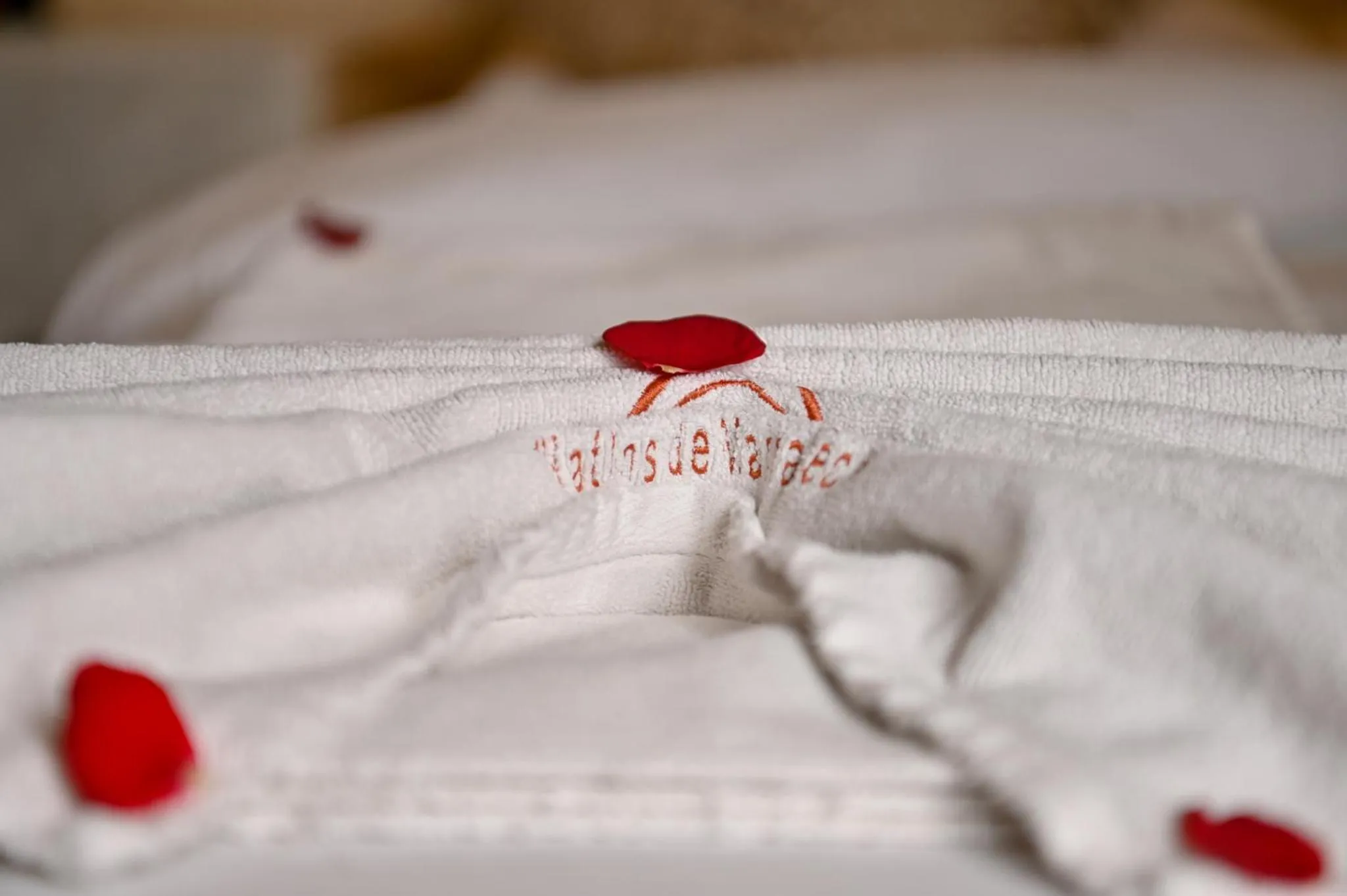 towels, Bed in Riad Matins De Marrakech