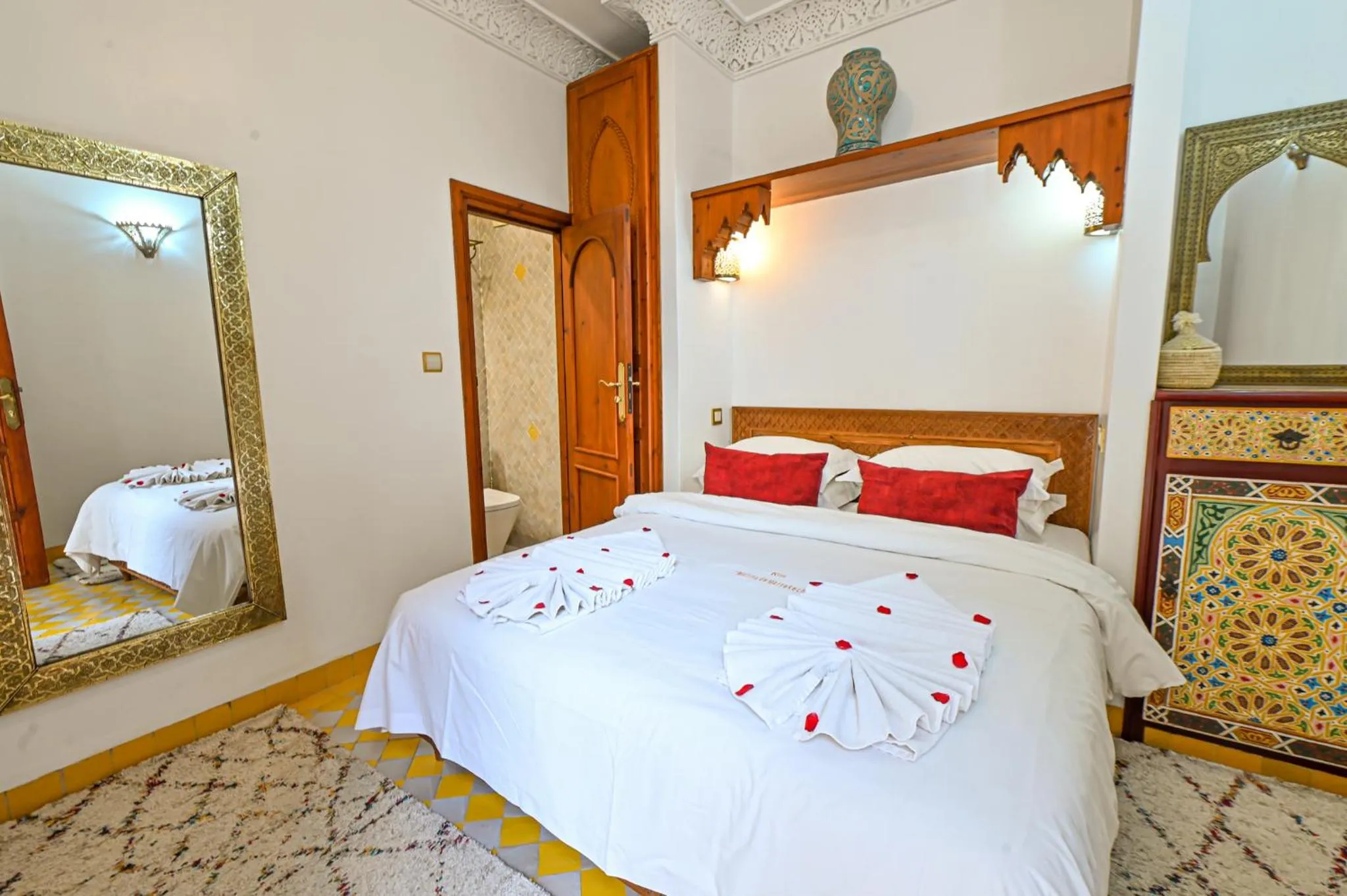 Bedroom, Bed in Riad Matins De Marrakech