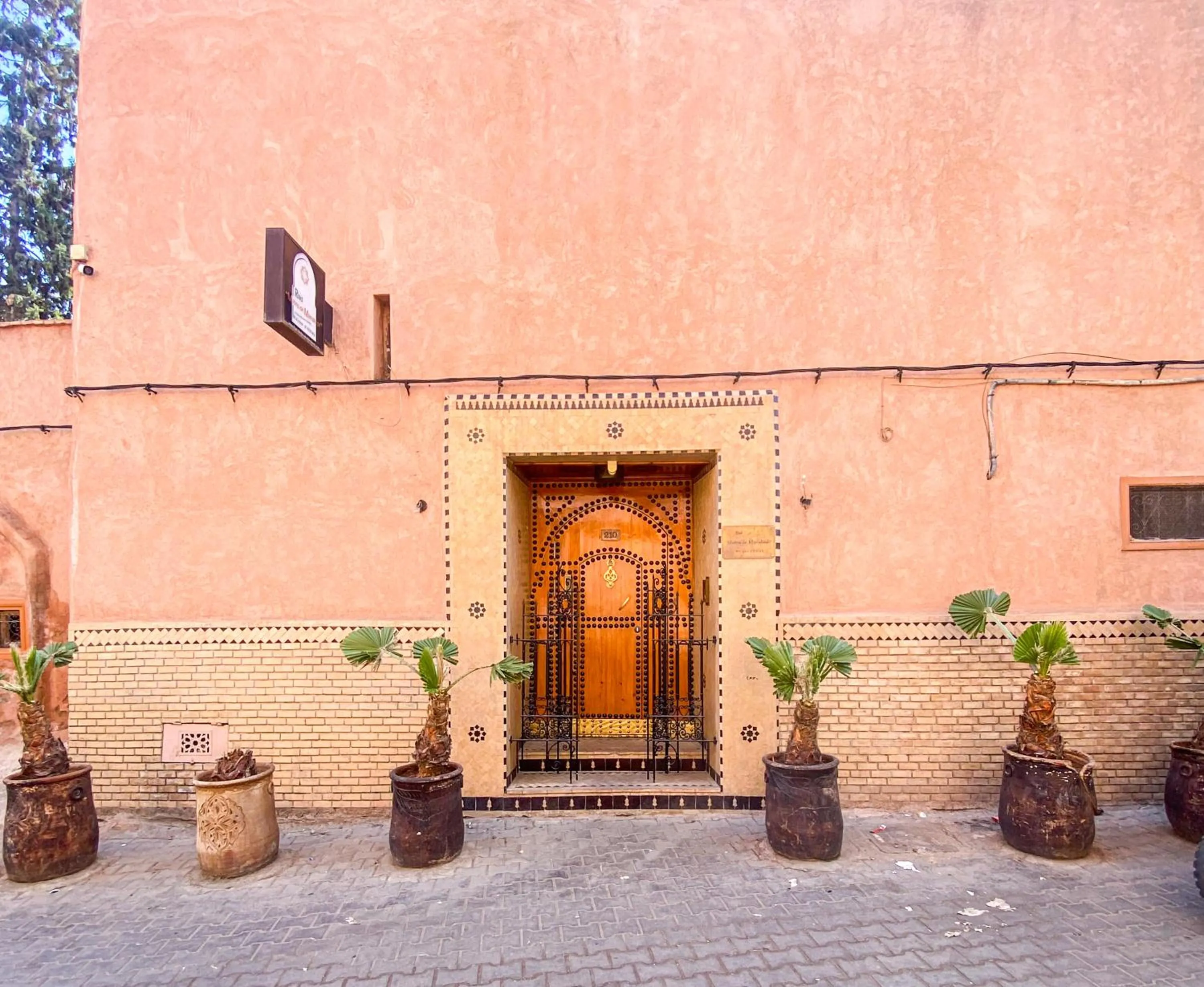 Facade/entrance in Riad Matins De Marrakech