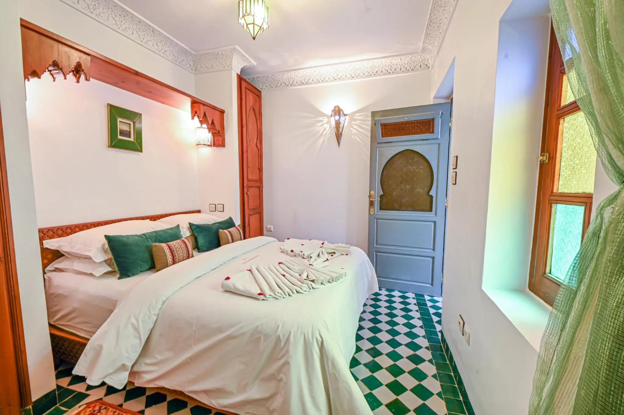 Bedroom, Bed in Riad Matins De Marrakech