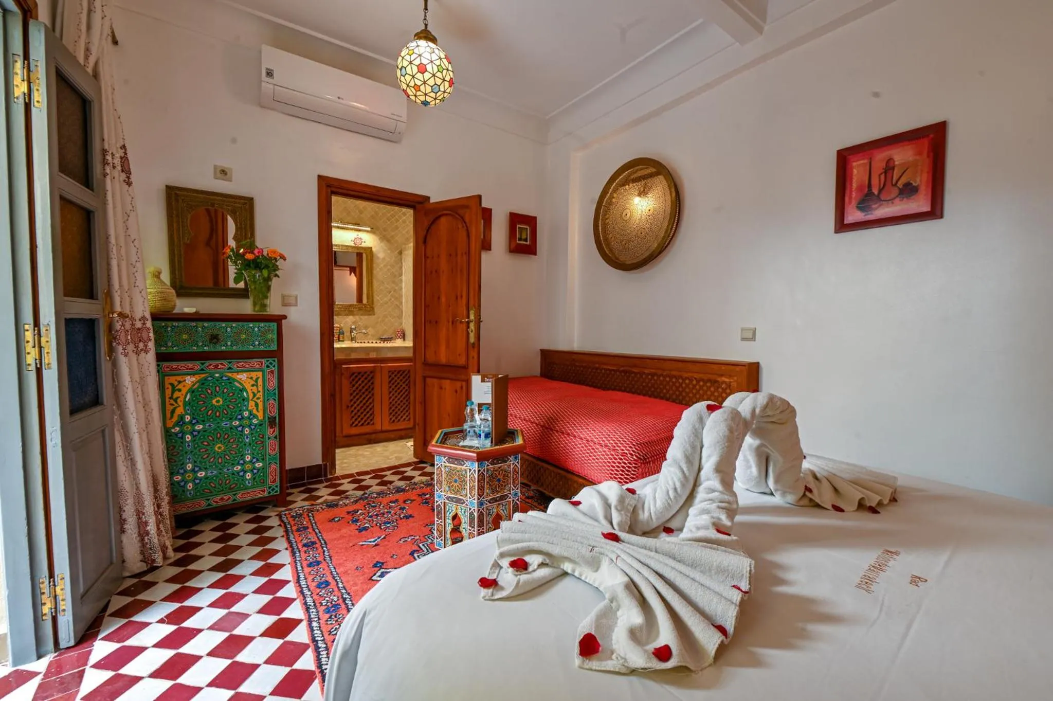 Bedroom, Bed in Riad Matins De Marrakech
