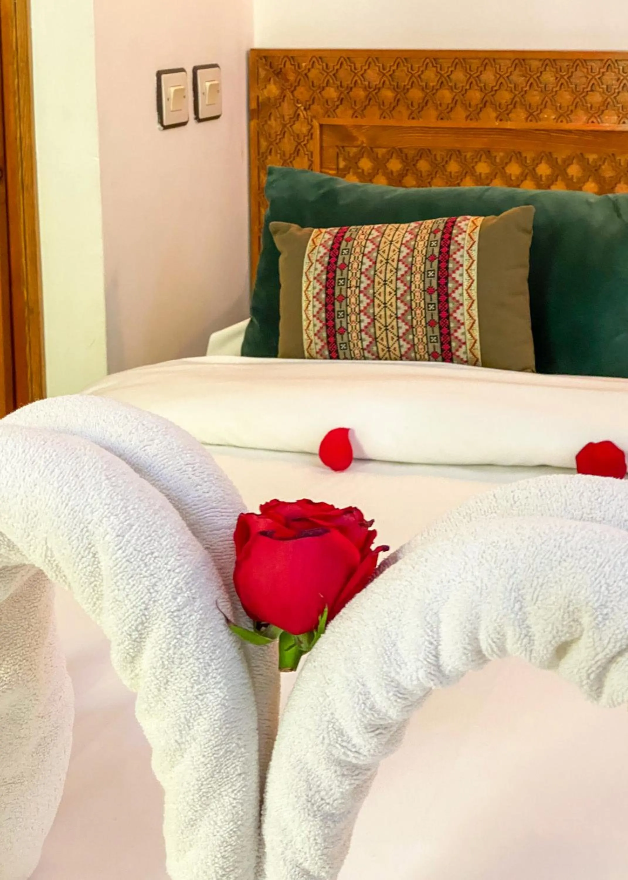 Bed in Riad Matins De Marrakech