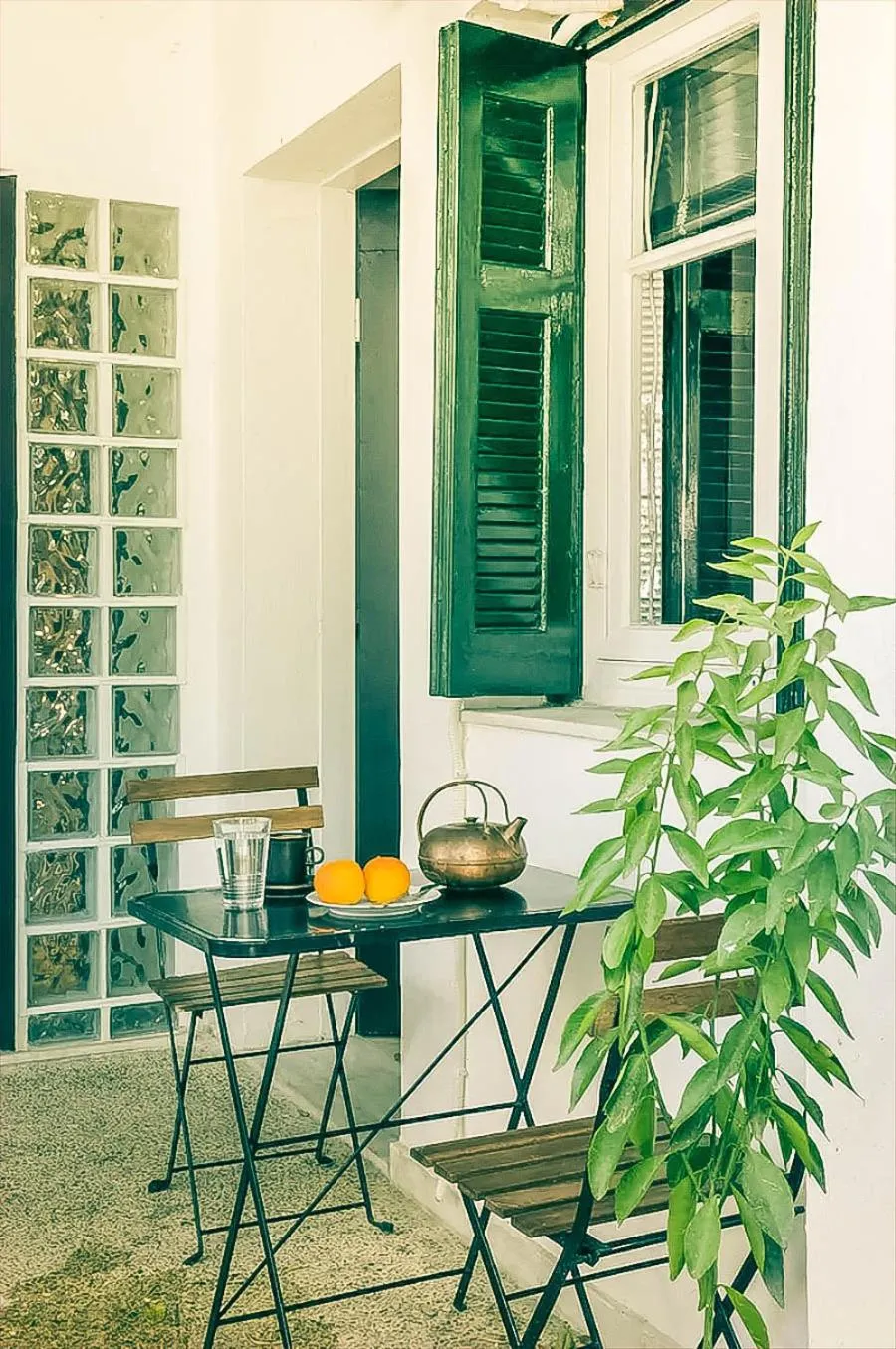 Patio in Athens Green Apartments