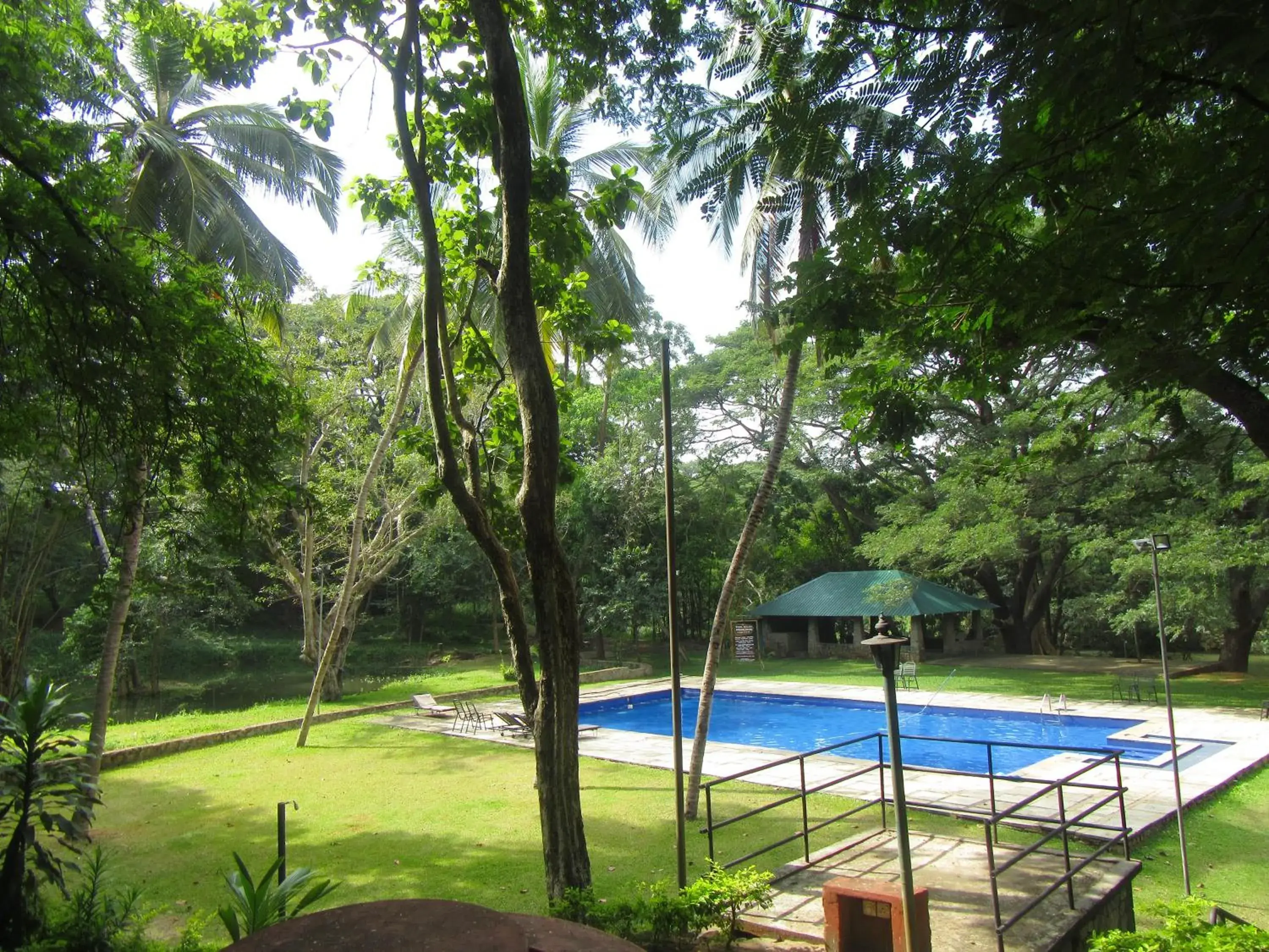 Pool view in Dambulu Oya Family Park Pool view in Dambulu Oya Family Park