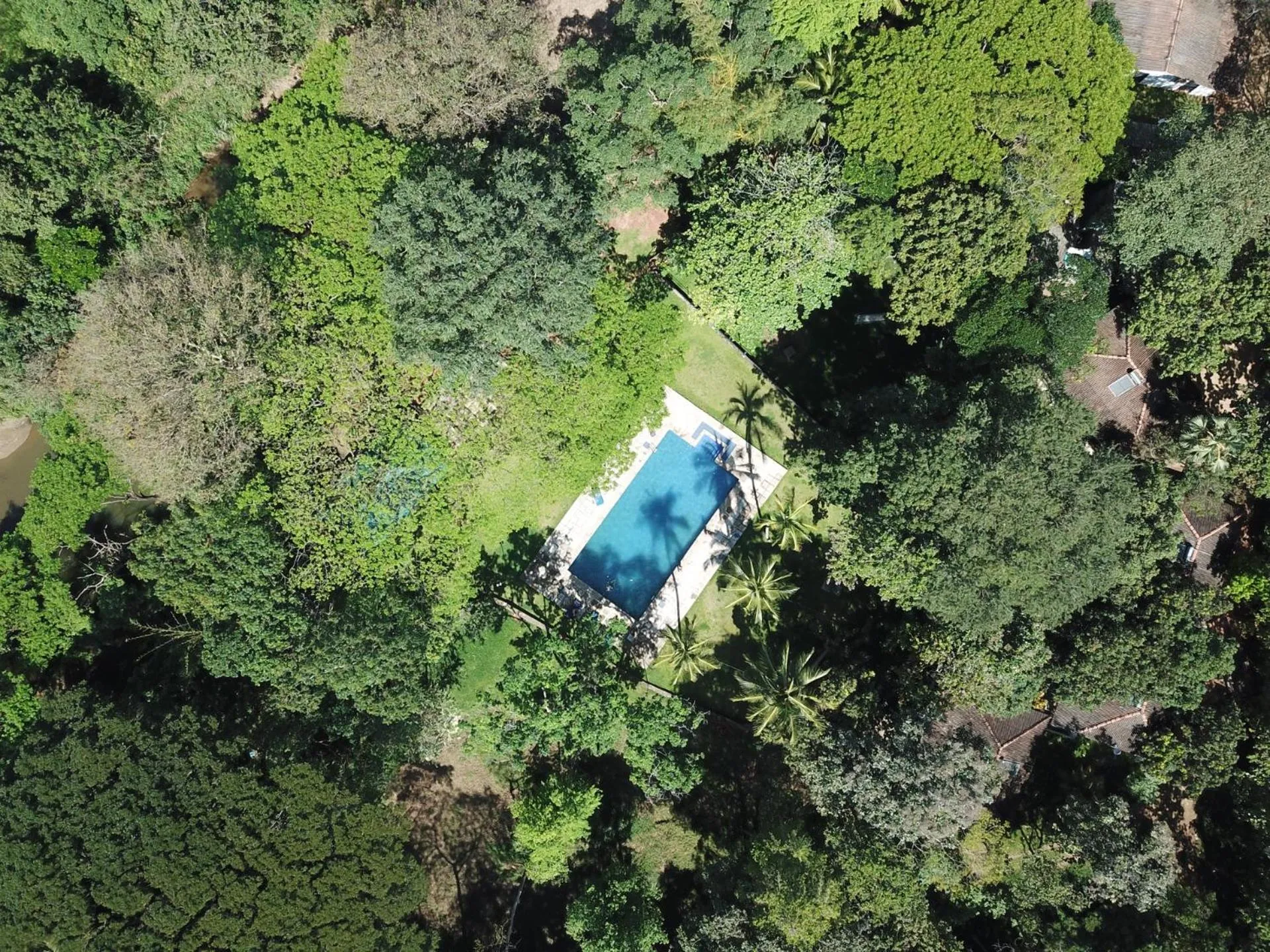 Bird's eye view in Dambulu Oya Family Park