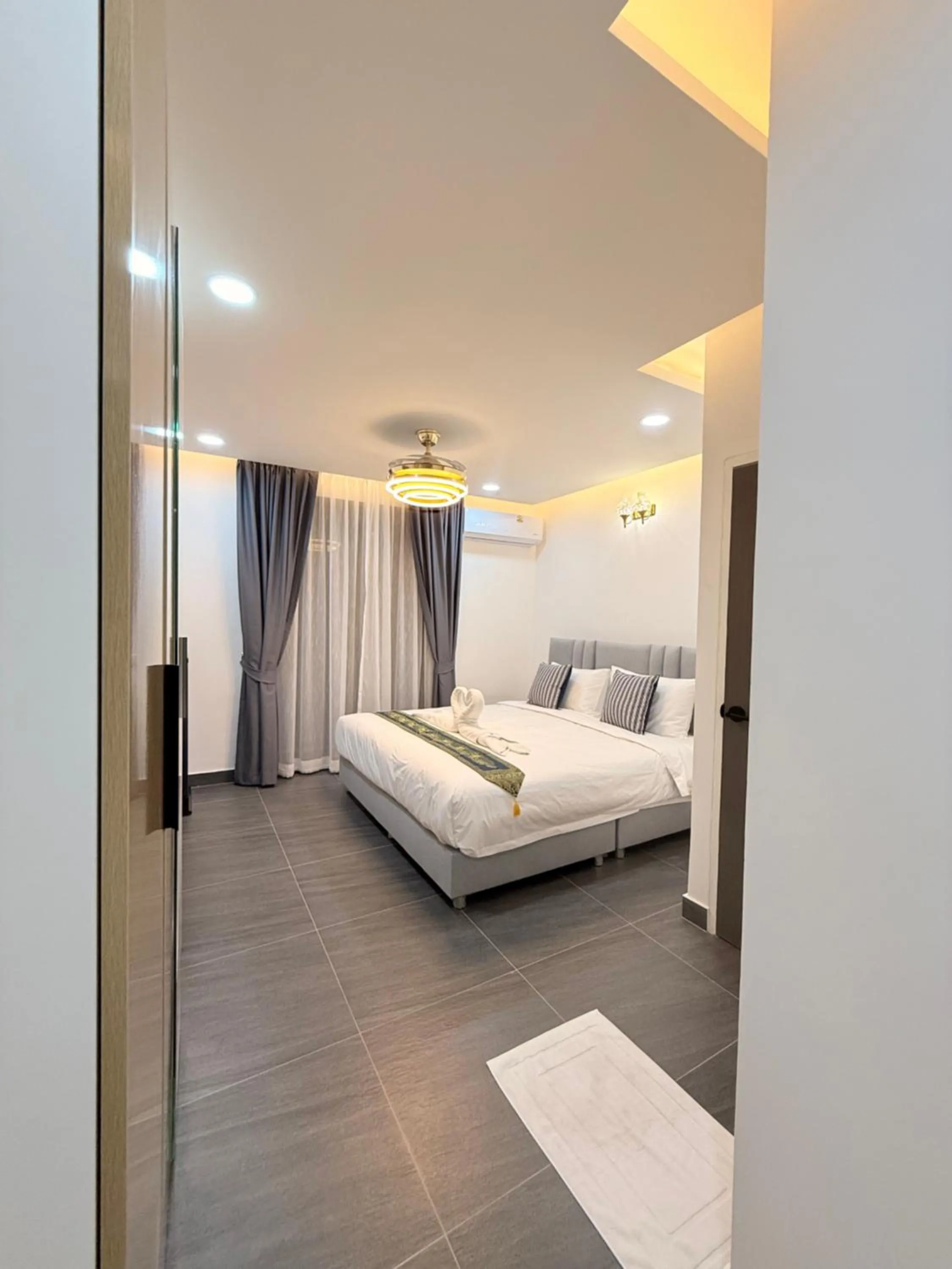 Bedroom, Bed in Velora Jomtien Residence