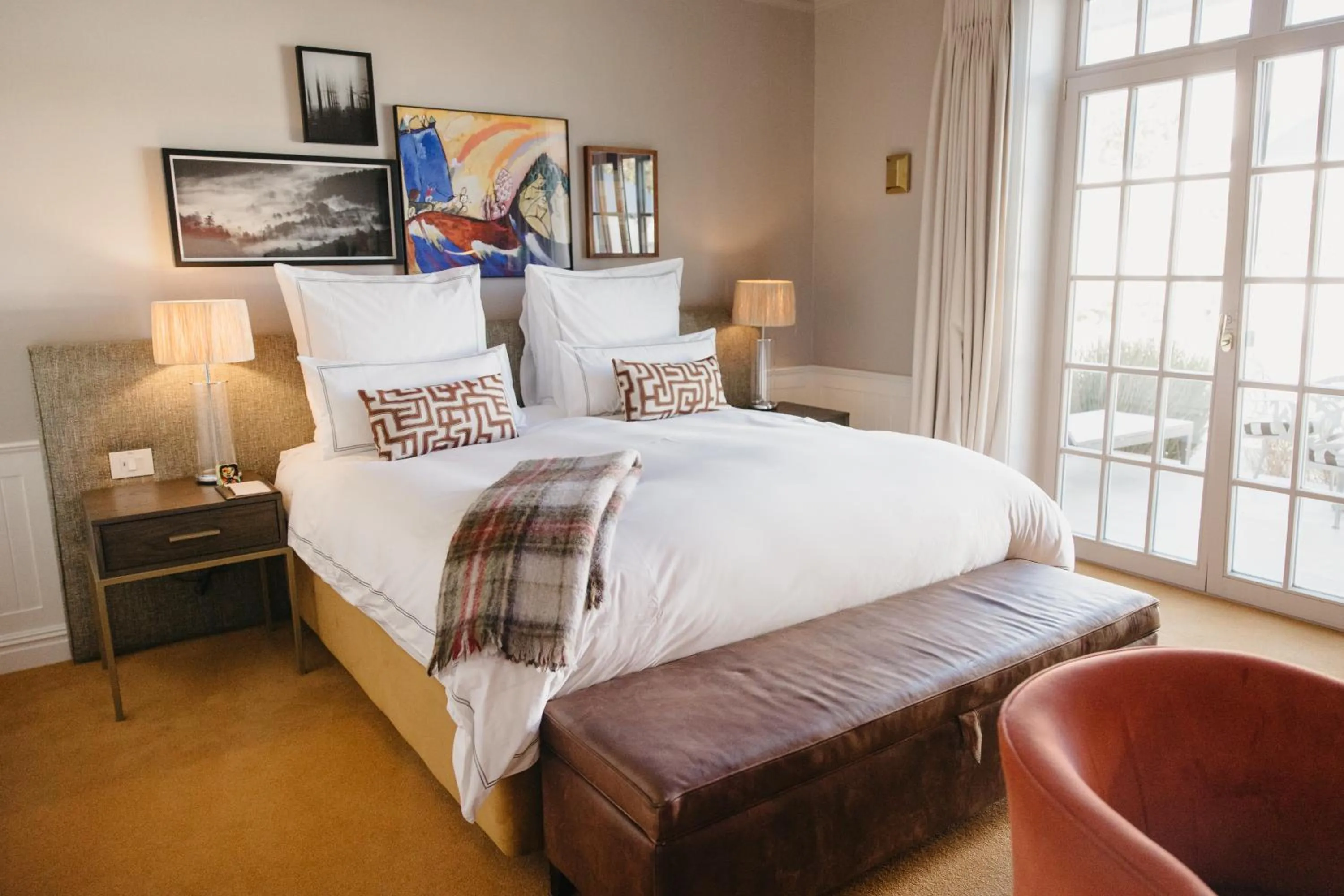 Bed in Erinvale Estate Hotel & Spa