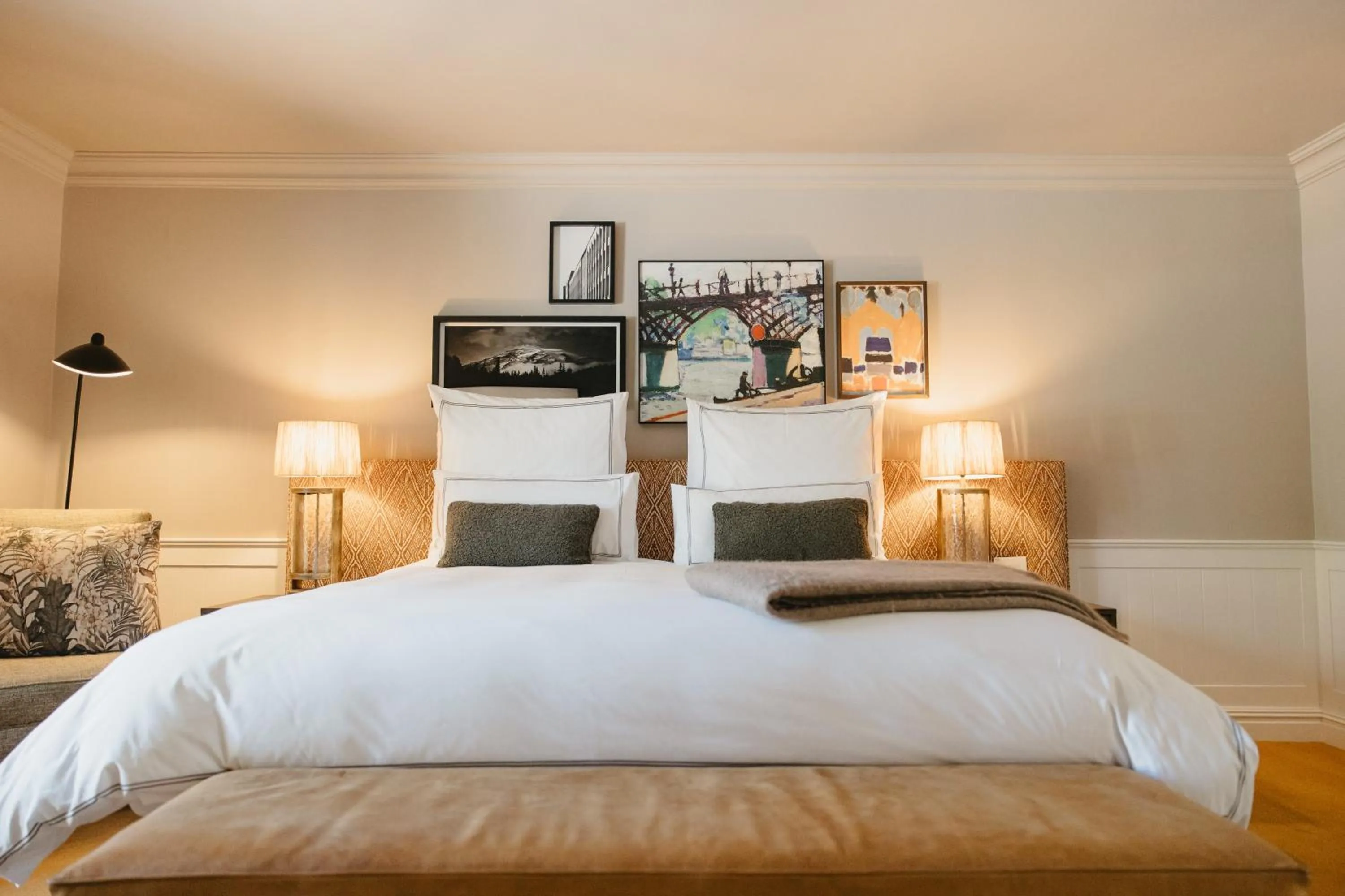 Bed in Erinvale Estate Hotel & Spa