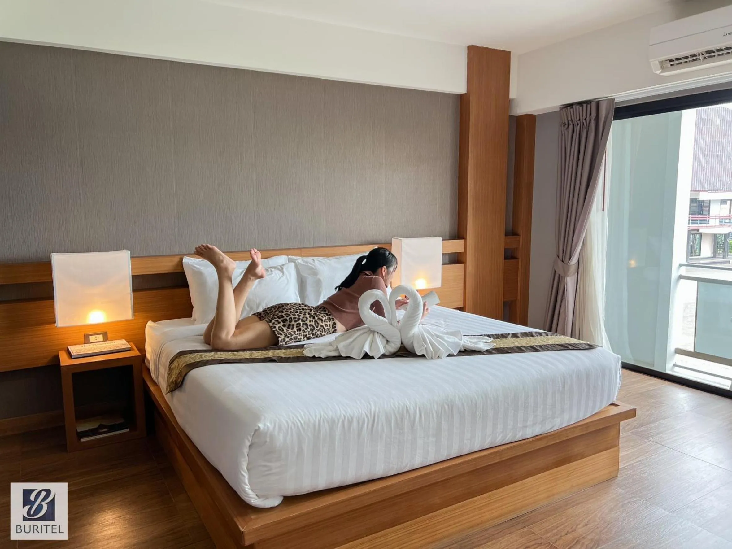 Photo of the whole room, Bed in Buritel Hotel