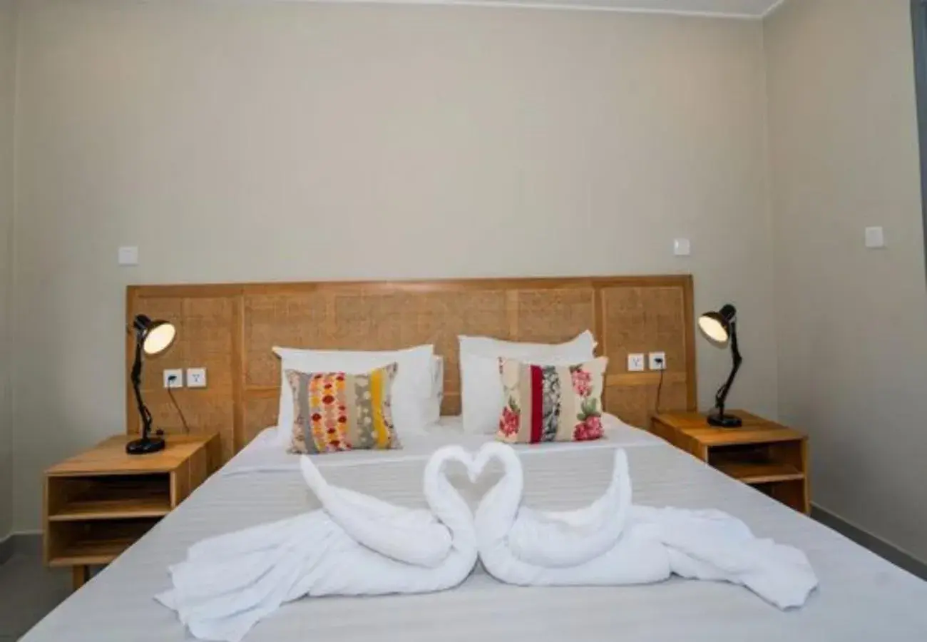 Bed in The Peacock Inn Bed in The Peacock Inn