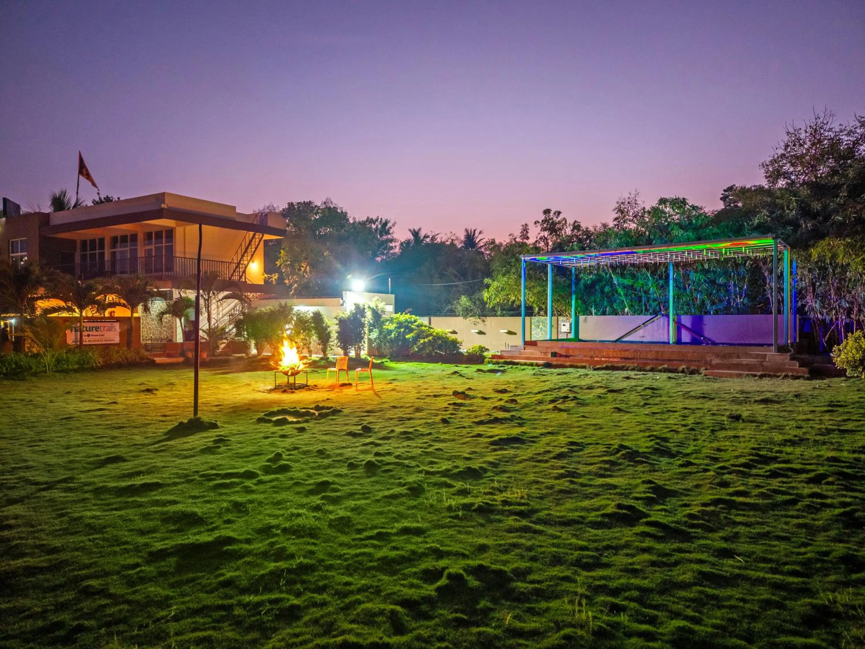 Property building in Nature Trails Ashoka Resorts Hampi