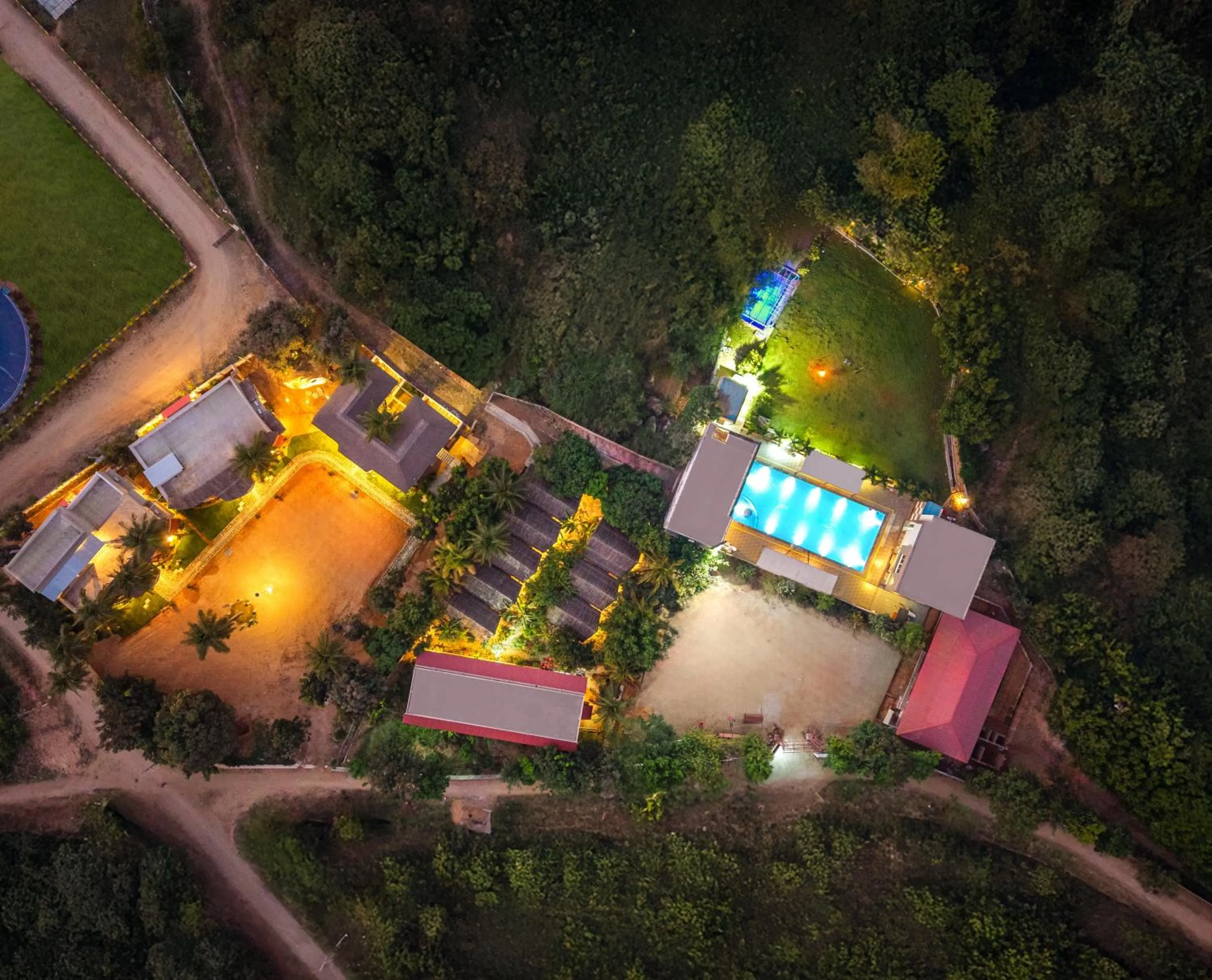 Bird's eye view in Nature Trails Ashoka Resorts Hampi