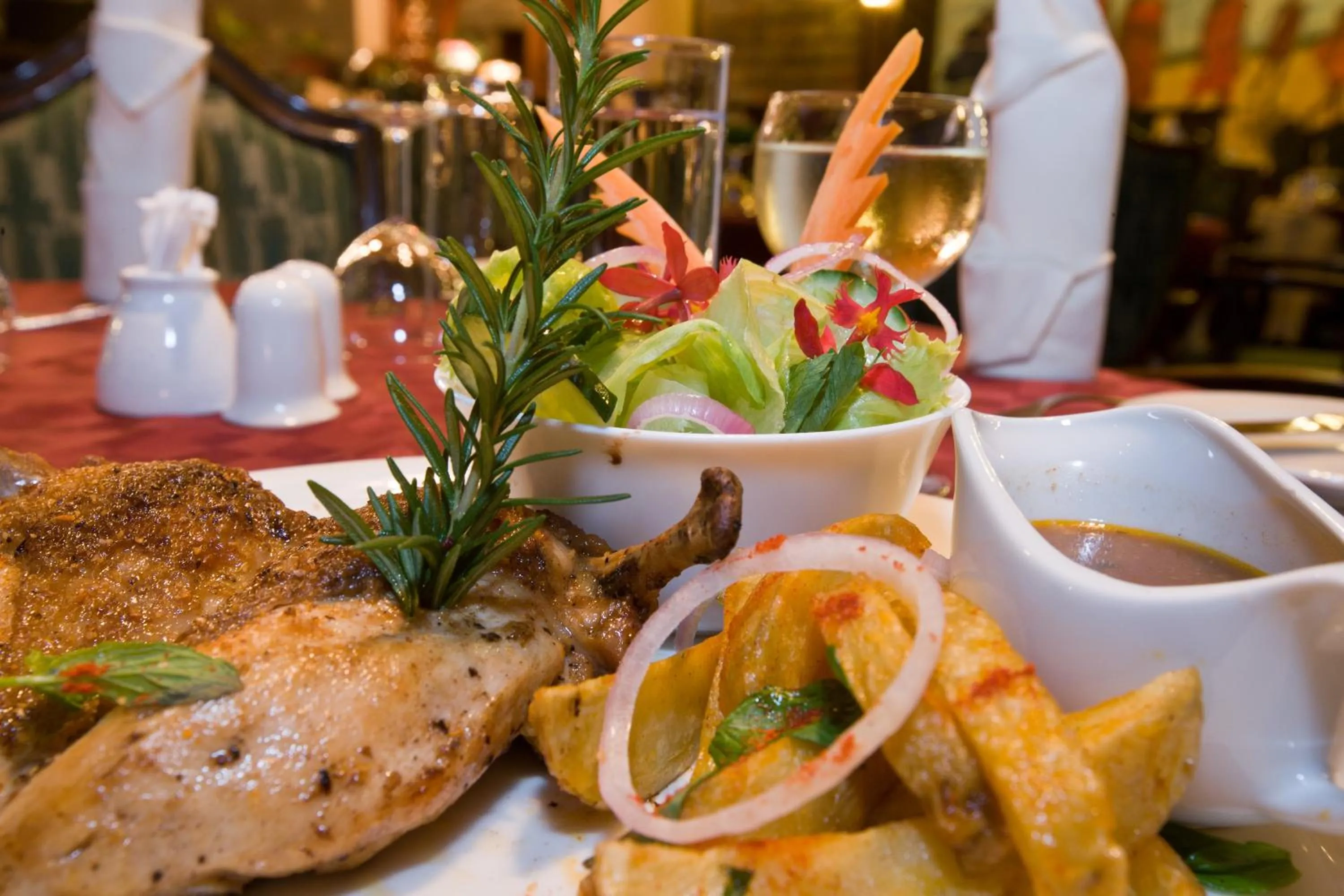 Food close-up in Lake Naivasha Sopa Resort